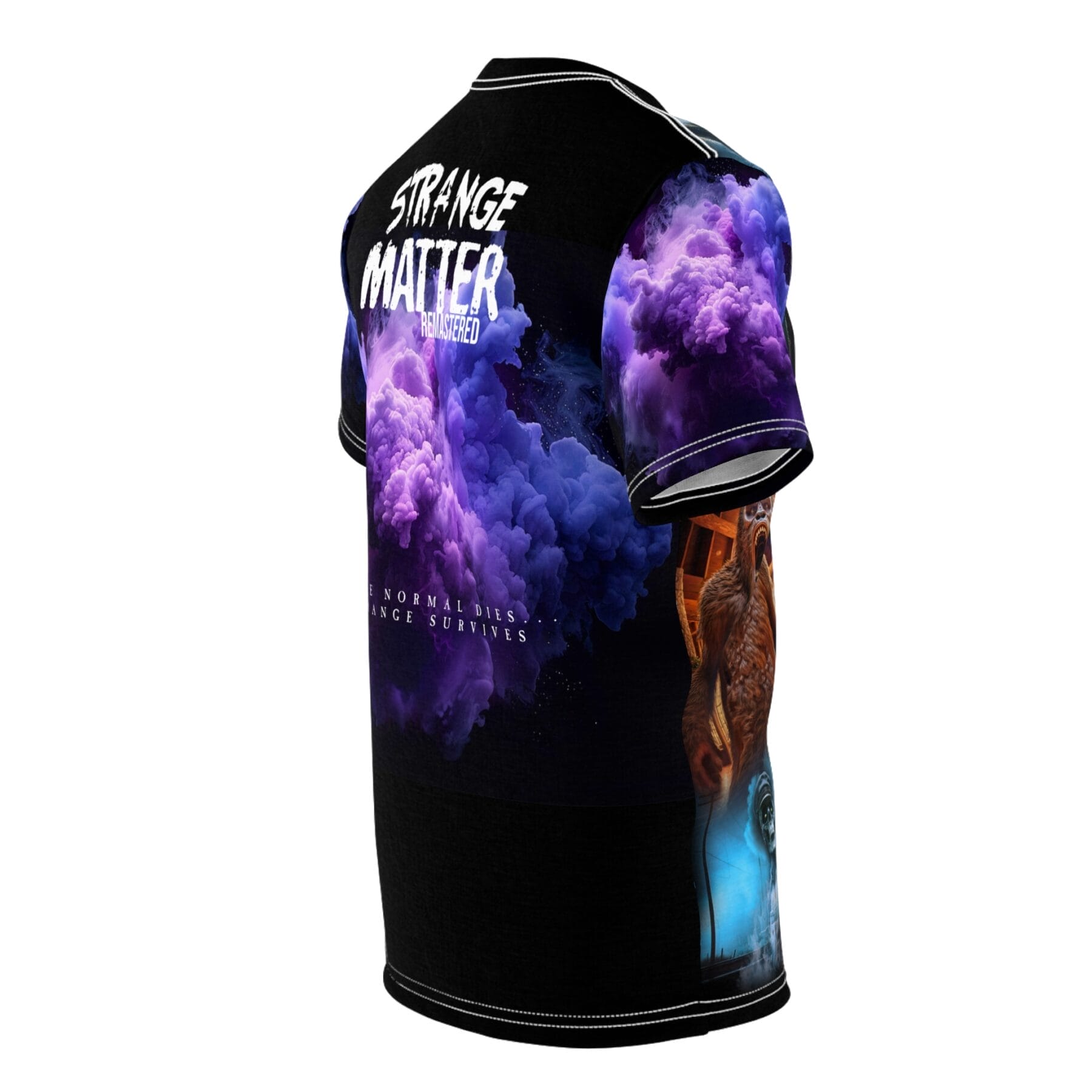 Adult Unisex Tee - Strange Matter Remastered Collage - Calling All Monsters - Image 5