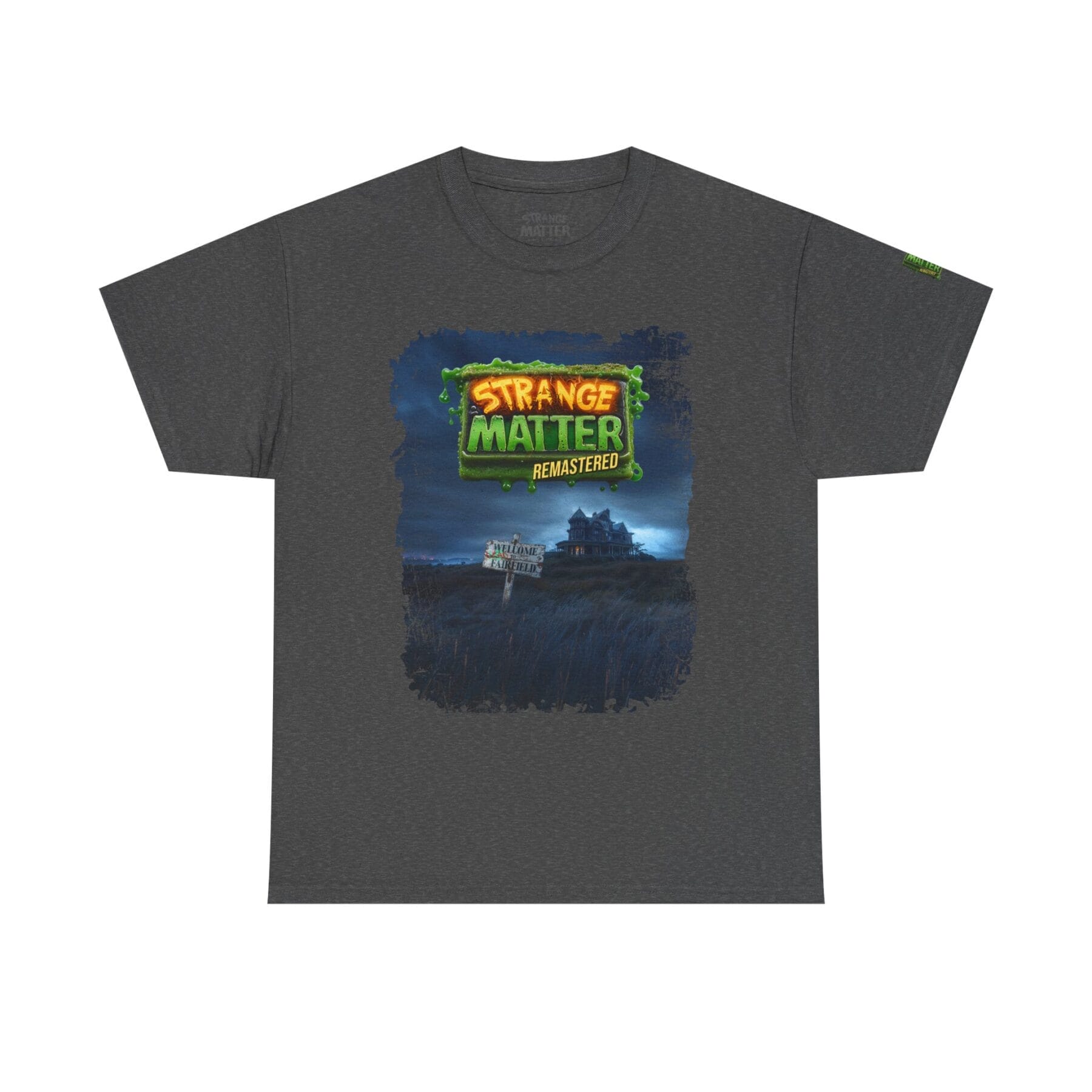 Adult Heavy Cotton Tee - Strange Matter: Fairchild Manor - Full Color - T-Shirt for YA horror and Action fans - Image 7