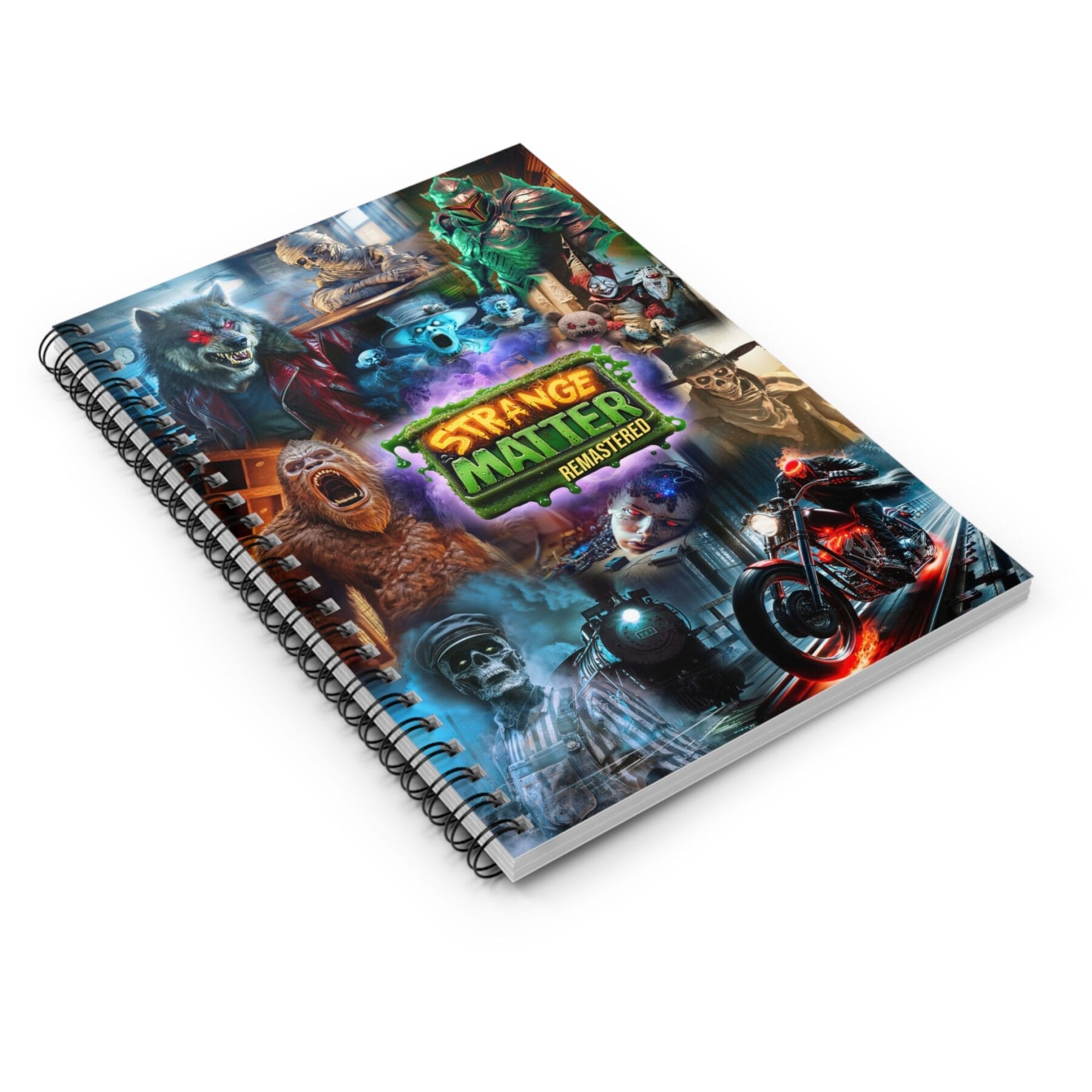 Strange Matter Remastered: Calling all Monsters - Spiral Notebook – Perfect for Horror Fans and Gamers - Image 3