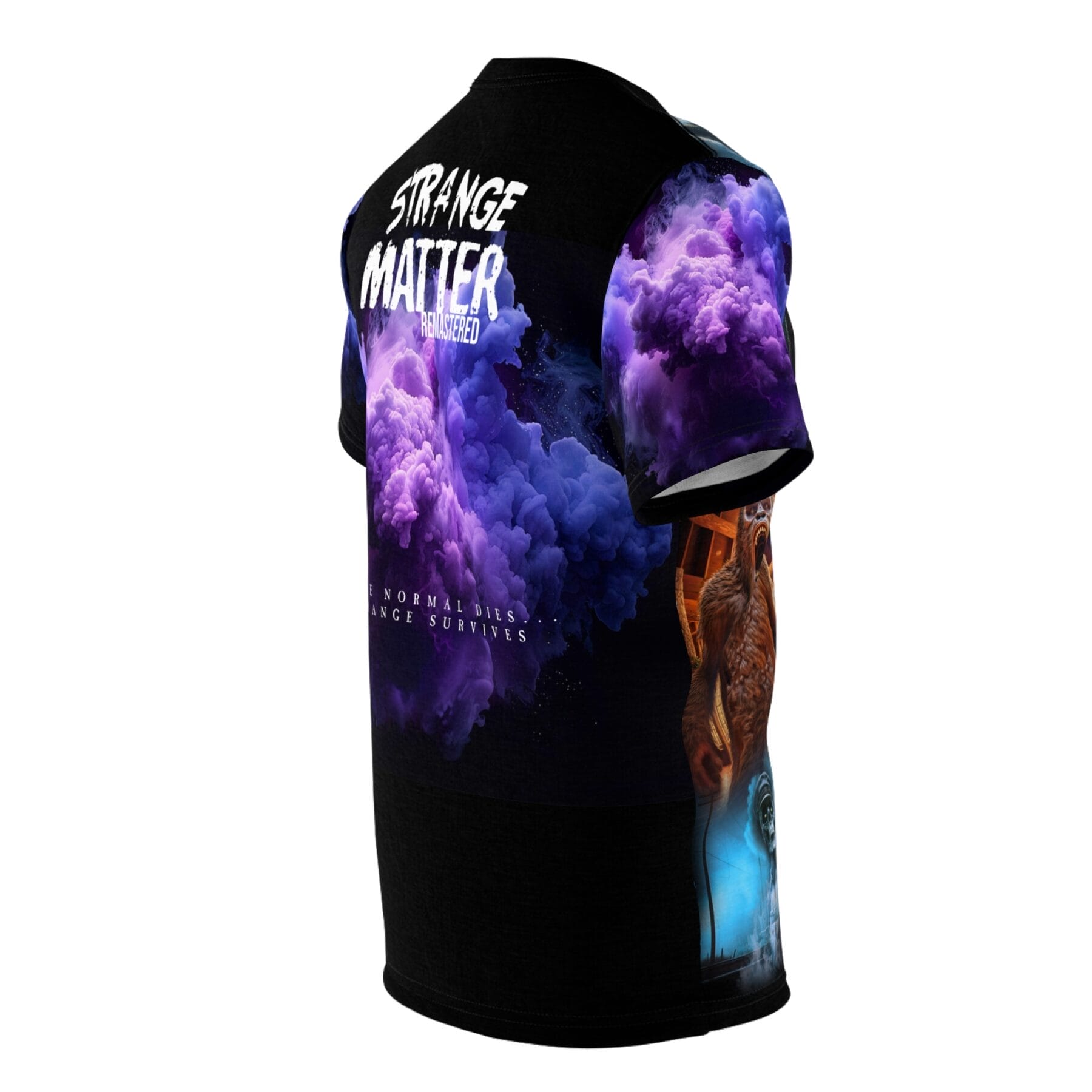 Adult Unisex Tee - Strange Matter Remastered Collage - Calling All Monsters - Image 11