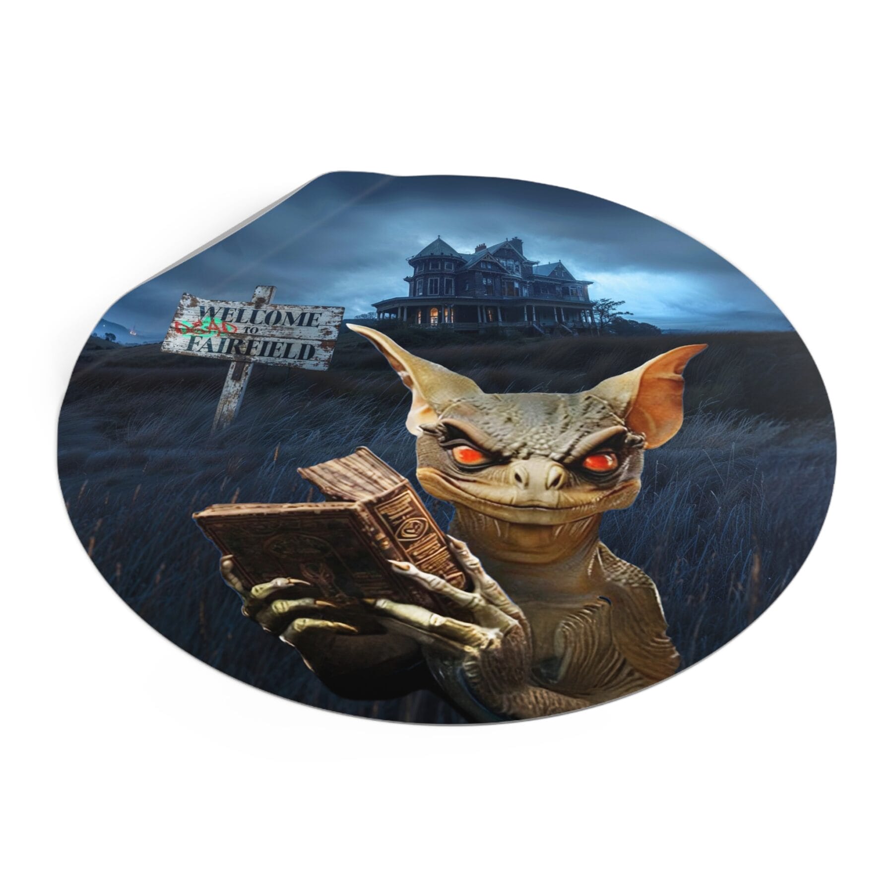 Round Vinyl Sticker - Strange Matter: Rilo at Fairchild Manor - Perfect for the YA horror and Strange Matter fan! - Image 14