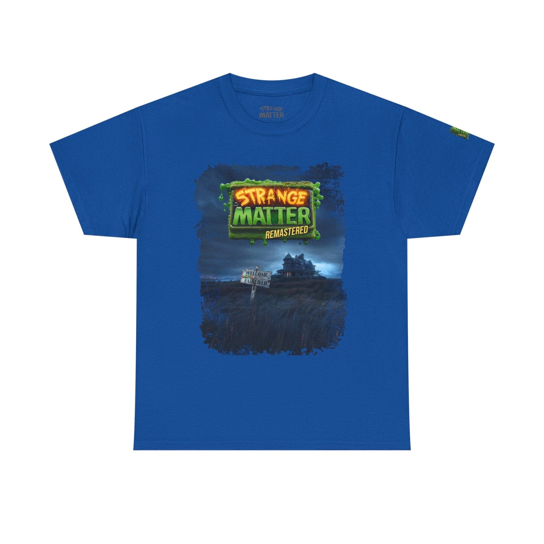Adult Heavy Cotton Tee - Strange Matter: Fairchild Manor - Full Color - T-Shirt for YA horror and Action fans - Image 9