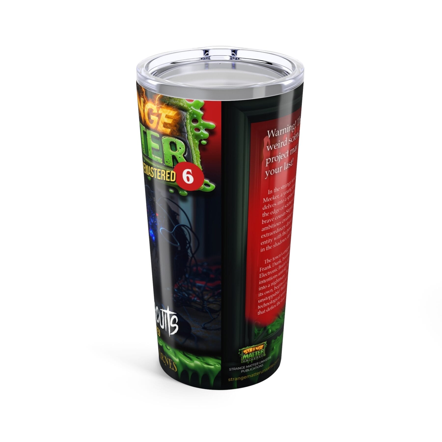 20oz Tumbler - Strange Matter: Bad Circuits - Perfect for the thirsty YA horror fan - Image 3