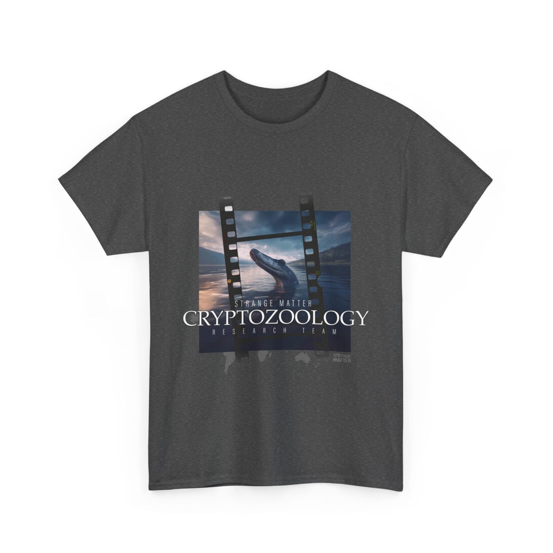 Adult Heavy Cotton Tee - Strange Matter - Cryptozoology Research Team - Lake Monsters - Image 5