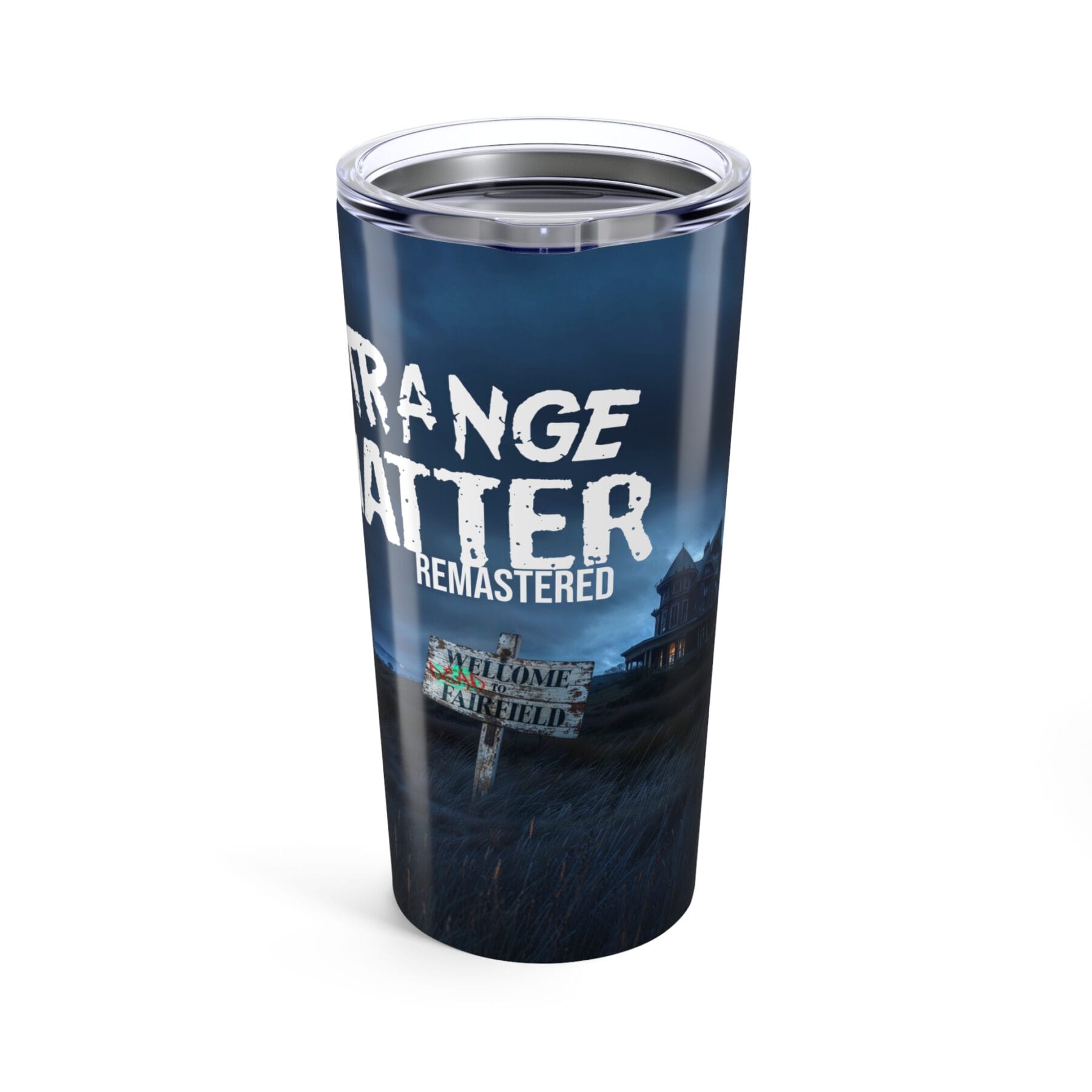 20oz Tumbler - Strange Matter: Fairchild Manor - Simple Logo - Perfect for the thirsty YA horror fan