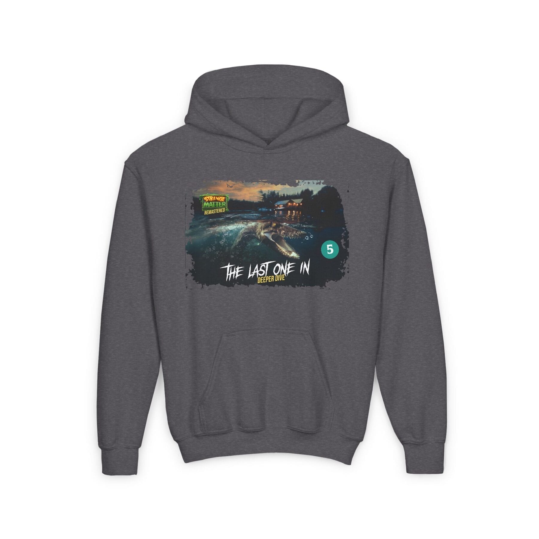 Kids Midweight Hoodie - Strange Matter: The Last One In - Perfect for YA horror fans - Image 10