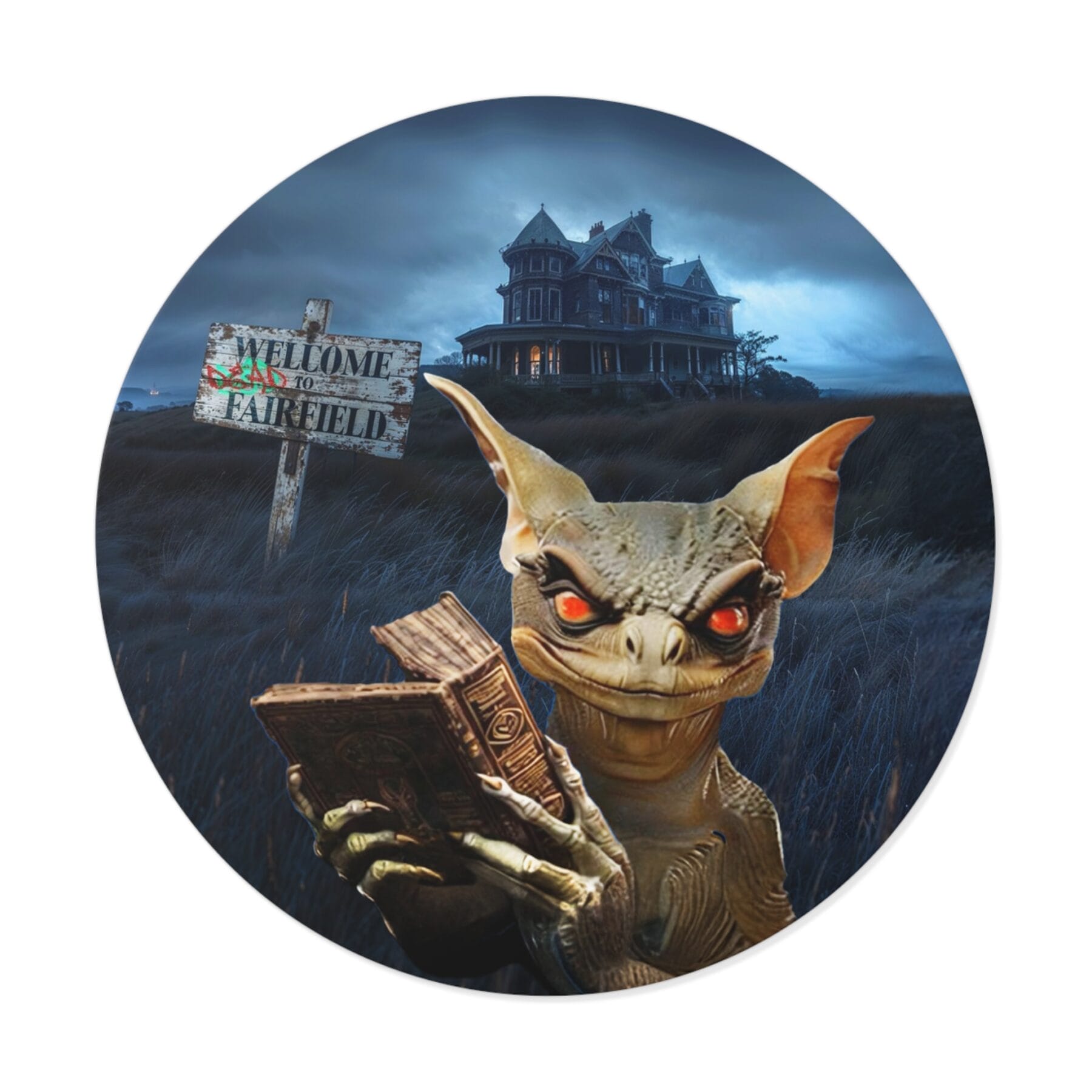 Round Vinyl Sticker - Strange Matter: Rilo at Fairchild Manor - Perfect for the YA horror and Strange Matter fan! - Image 5