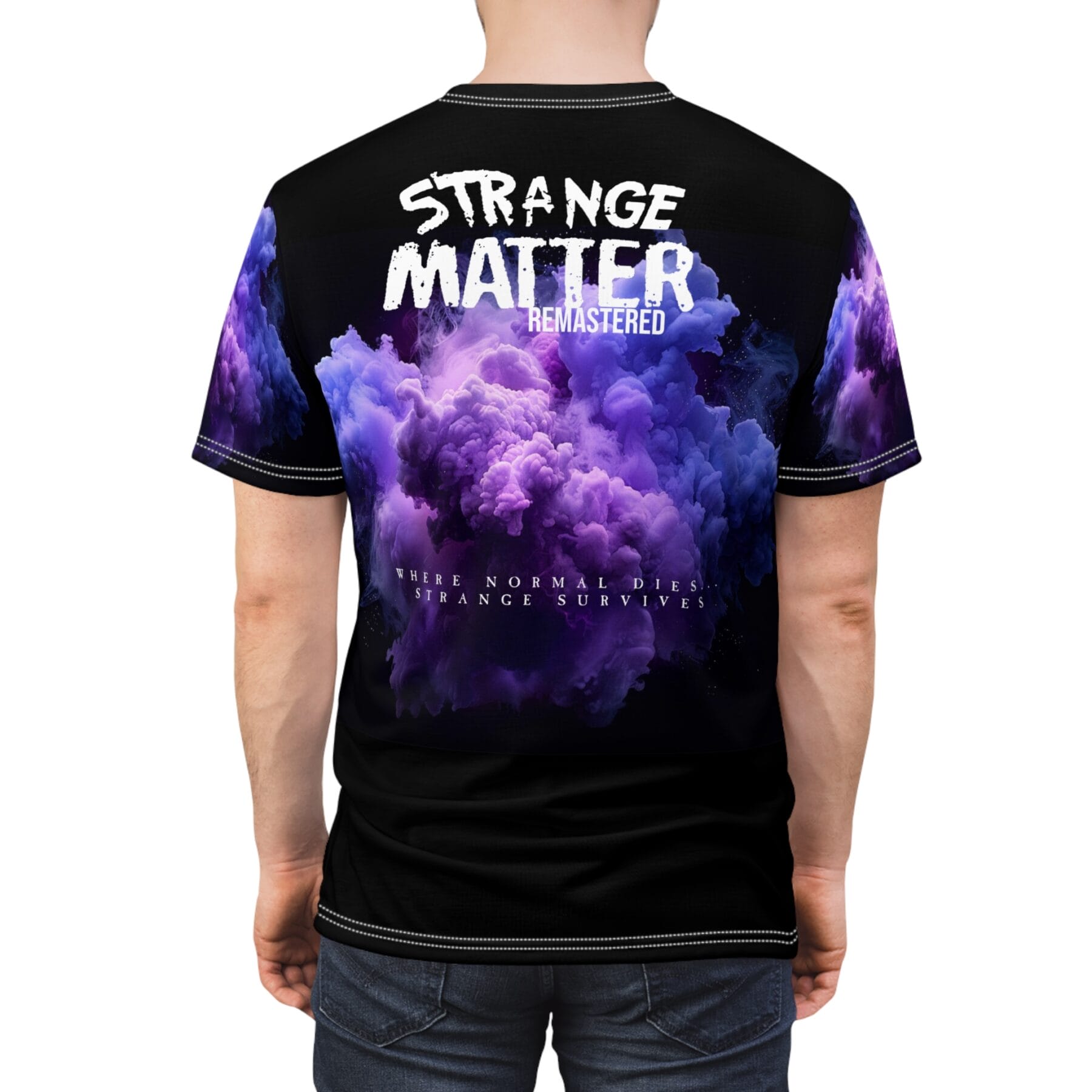 Adult Unisex Tee - Strange Matter Remastered Collage - Calling All Monsters - Image 6