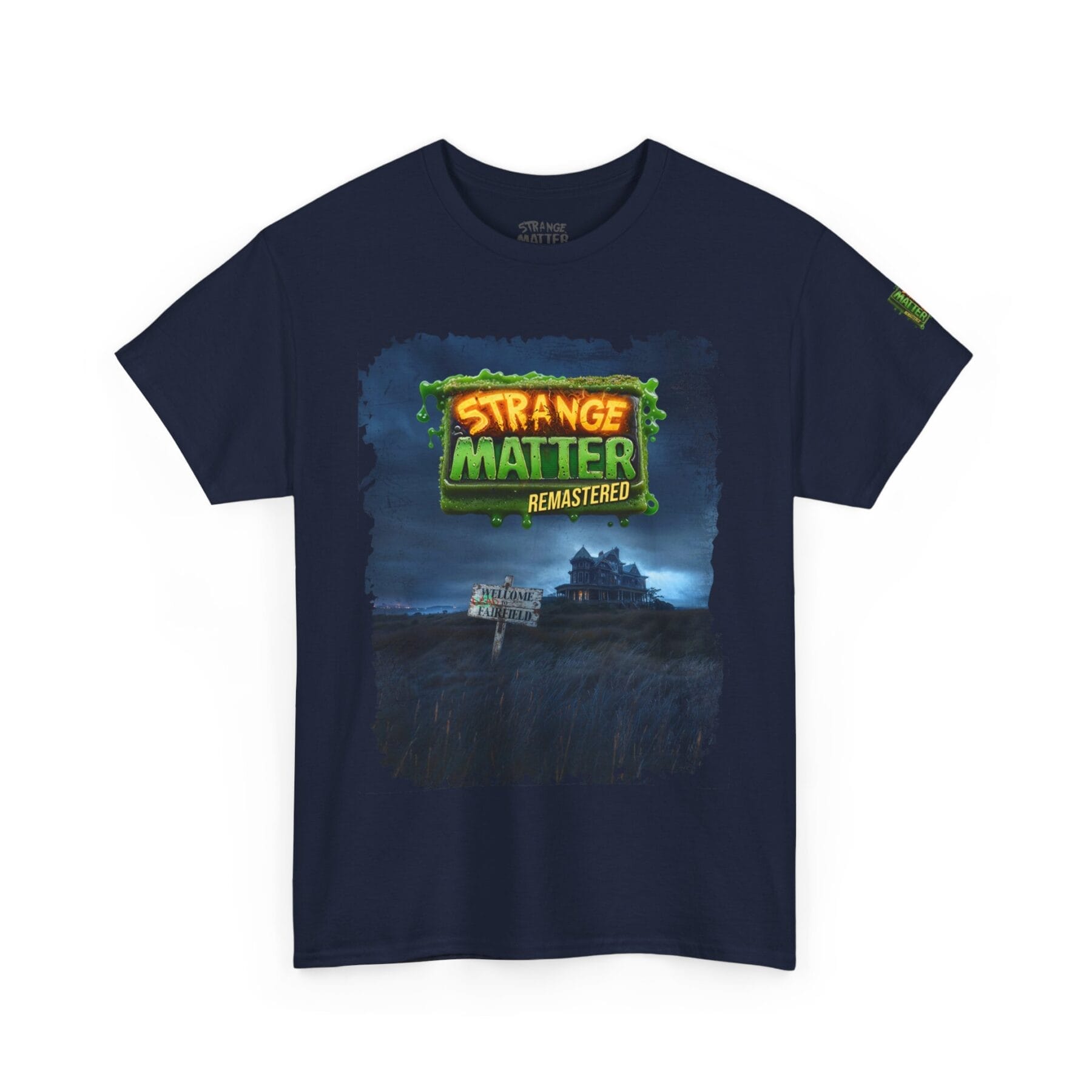 Adult Heavy Cotton Tee - Strange Matter: Fairchild Manor - Full Color - T-Shirt for YA horror and Action fans - Image 6