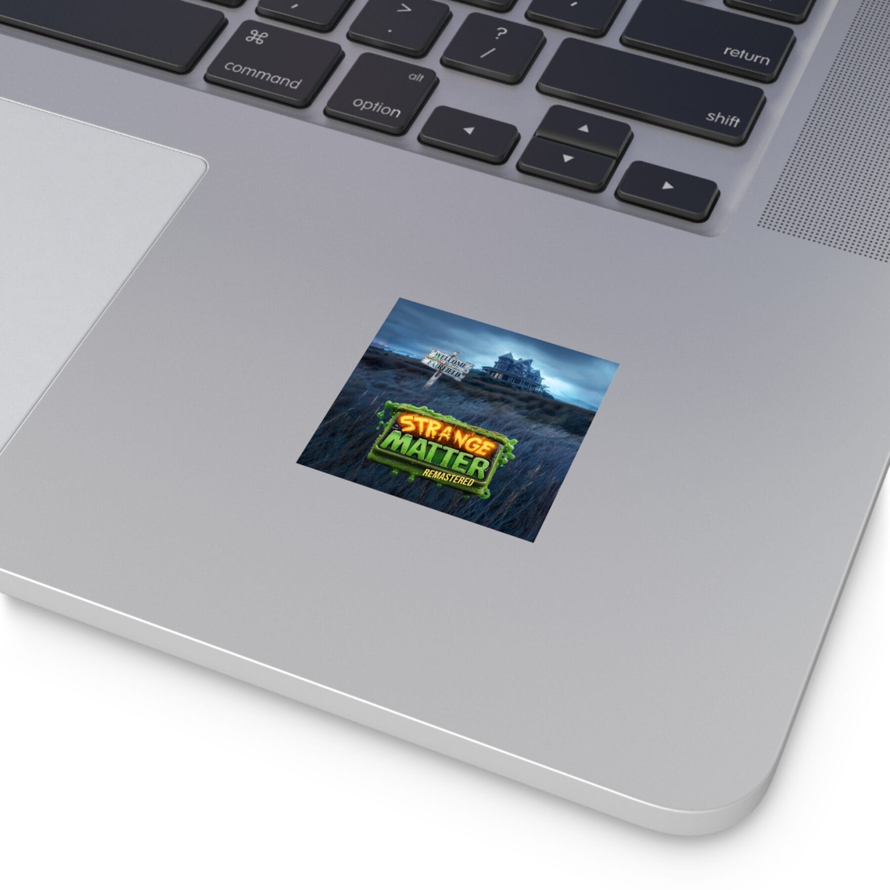 Square Vinyl Sticker - Strange Matter: Welcome to Fairfield - Perfect for the Strange Matter and YA horror fan. - Image 3