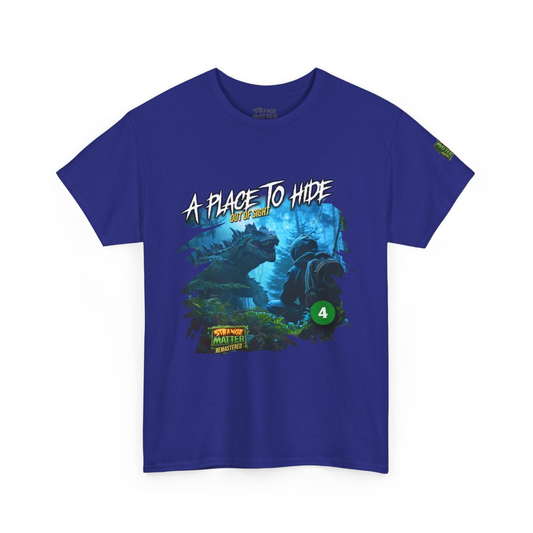 Adult Heavy Cotton Tee - Strange Matter: A Place to Hide - T-Shirt for YA horror and Action fans - Image 8