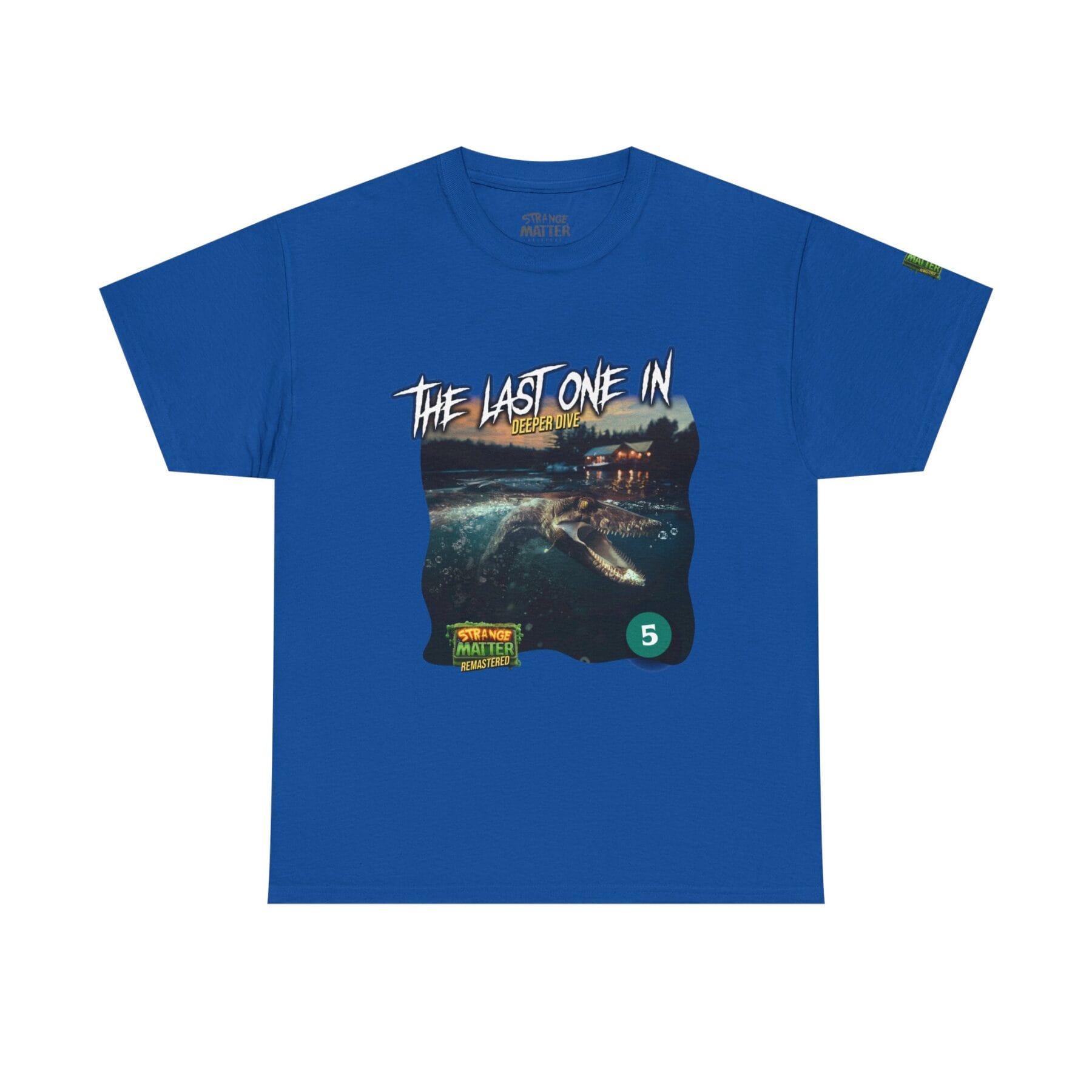 Adult Heavy Cotton Tee - Strange Matter: The Last One In - T-Shirt for YA horror and Action fans - Image 9