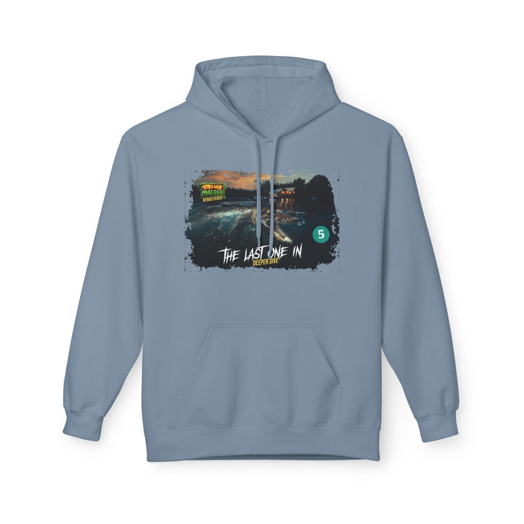 Adult Midweight Hoodie - Strange Matter: The Last One In - T-Shirt for YA horror and Action fans - Image 7