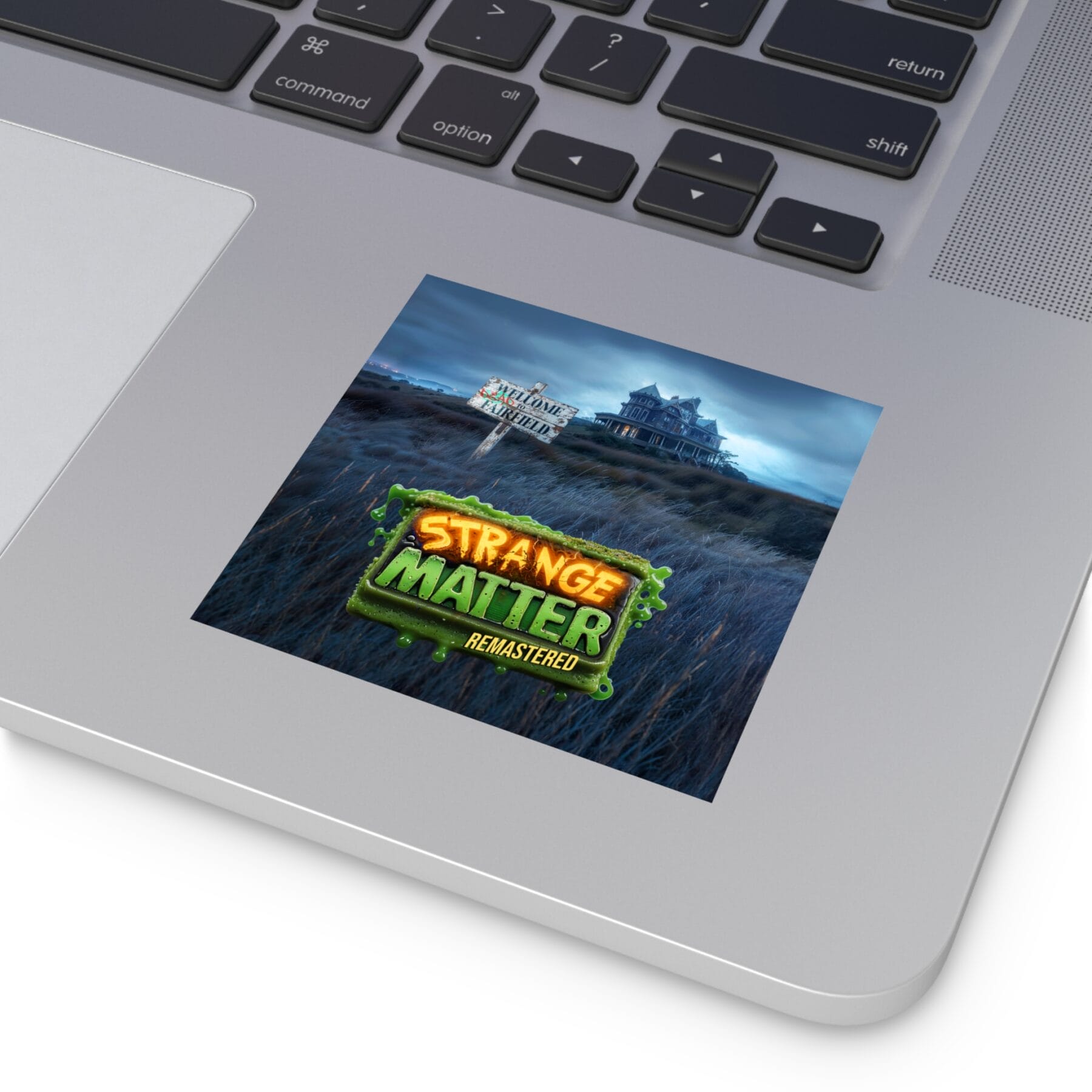 Square Vinyl Sticker - Strange Matter: Welcome to Fairfield - Perfect for the Strange Matter and YA horror fan. - Image 5