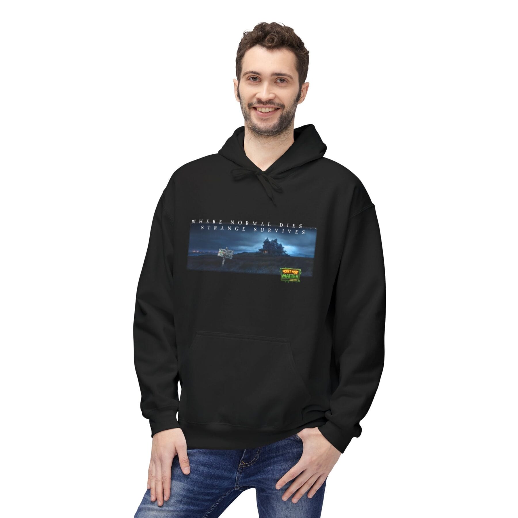 Adult Midweight Hoodie - Strange Matter: Fairchild Manor - Perfect for YA horror and Action fans - Image 3