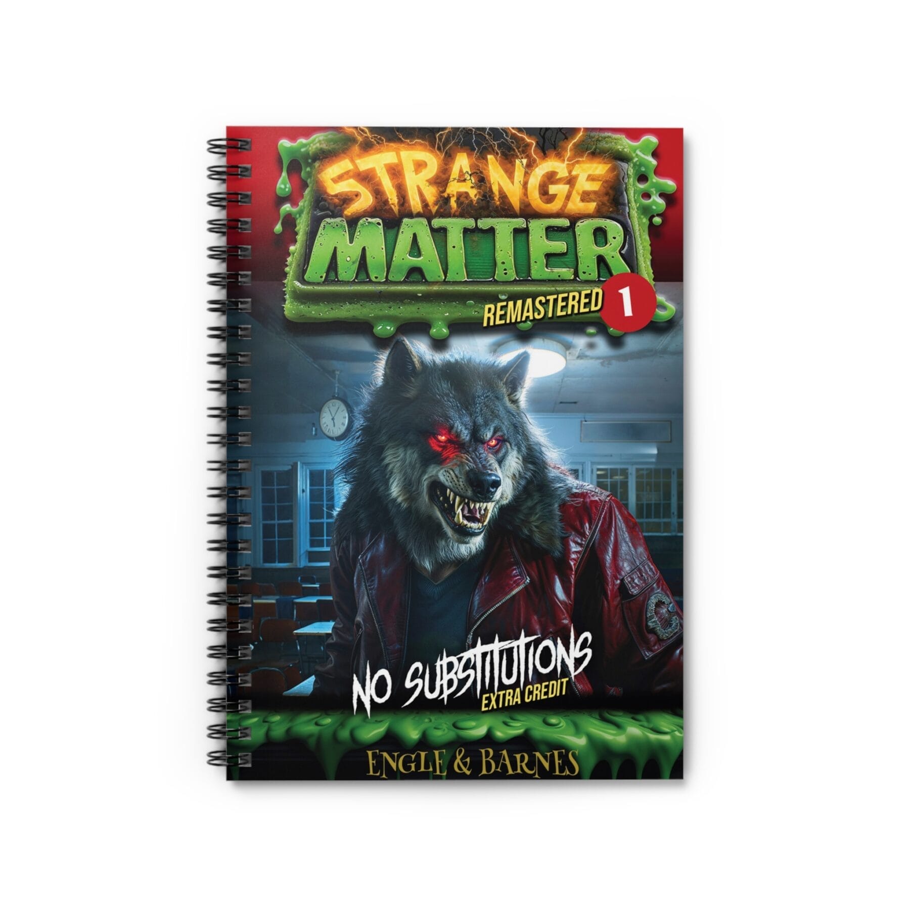 Spiral Notebook - Strange Matter: No Substitutions - Perfect for Horror Enthusiasts, Students & Creatives - Image 2