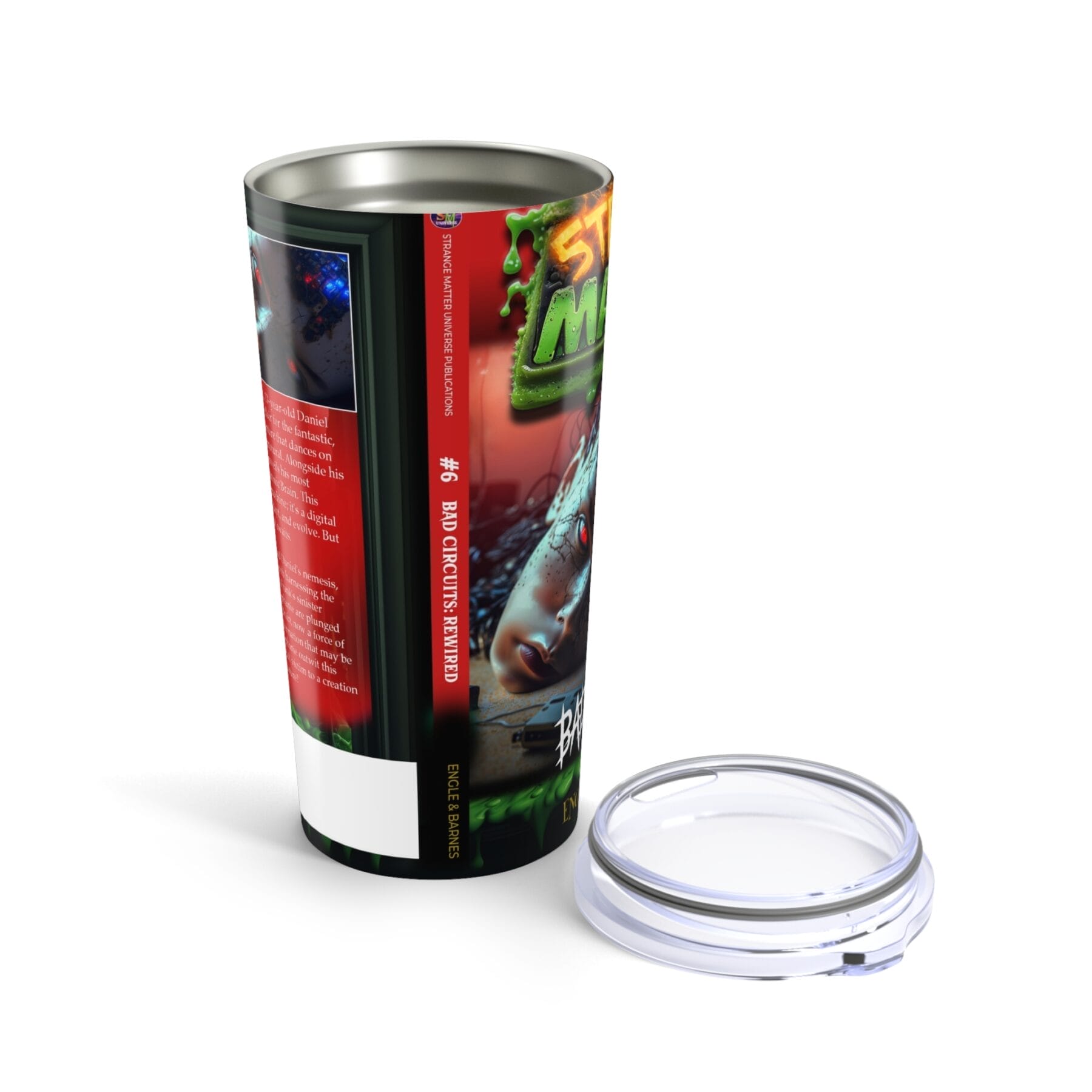 20oz Tumbler - Strange Matter: Bad Circuits - Perfect for the thirsty YA horror fan - Image 5