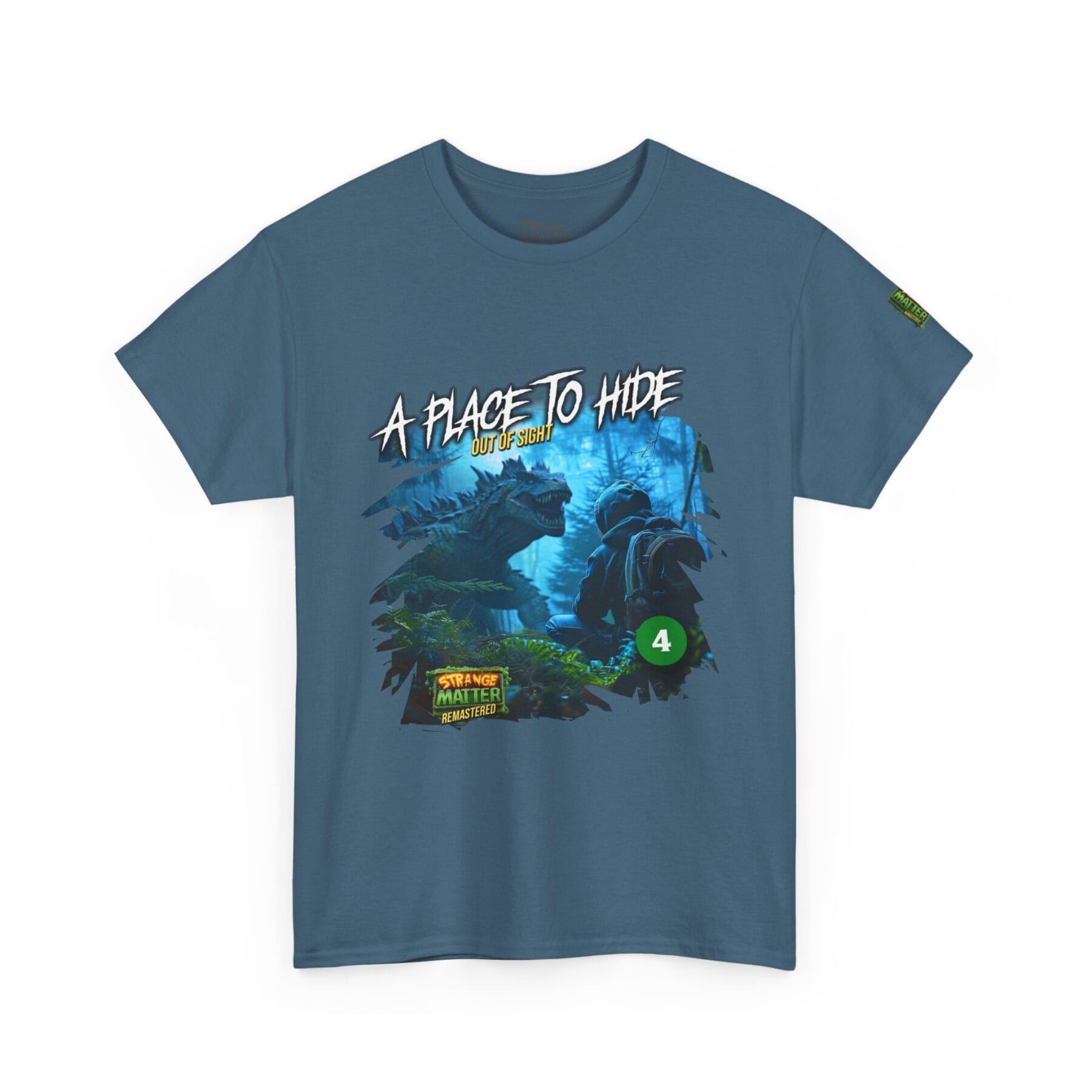 Adult Heavy Cotton Tee - Strange Matter: A Place to Hide - T-Shirt for YA horror and Action fans - Image 6