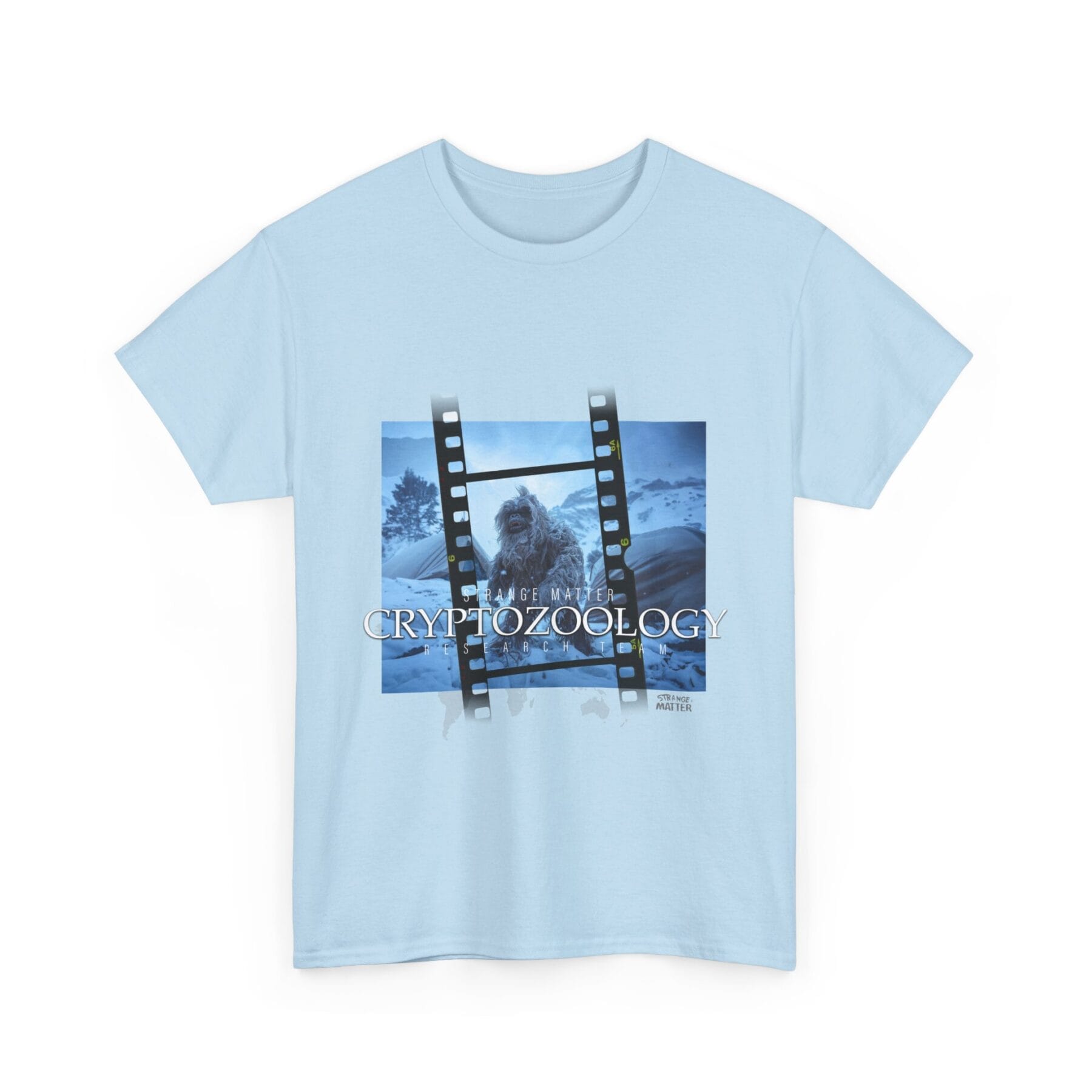 Adult Heavy Cotton Tee - Strange Matter - Cryptozoology Research Team - Yeti - Image 6