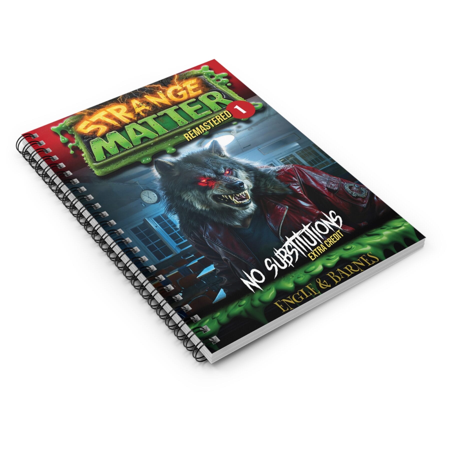 Spiral Notebook - Strange Matter: No Substitutions - Perfect for Horror Enthusiasts, Students & Creatives - Image 3