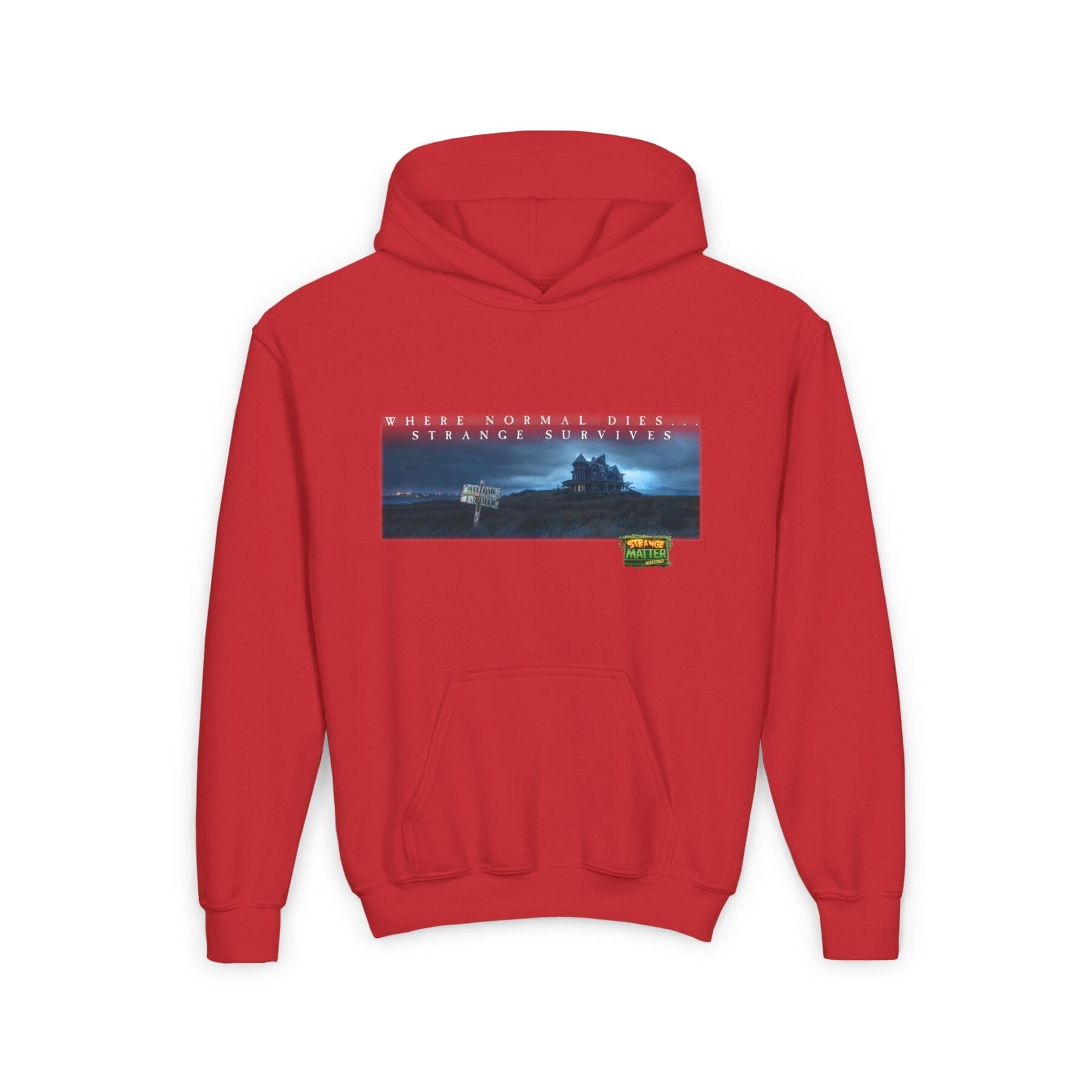 Kids Midweight Hoodie - Strange Matter: Fairchild Manor - Perfect for YA horror and Action fans - Image 10