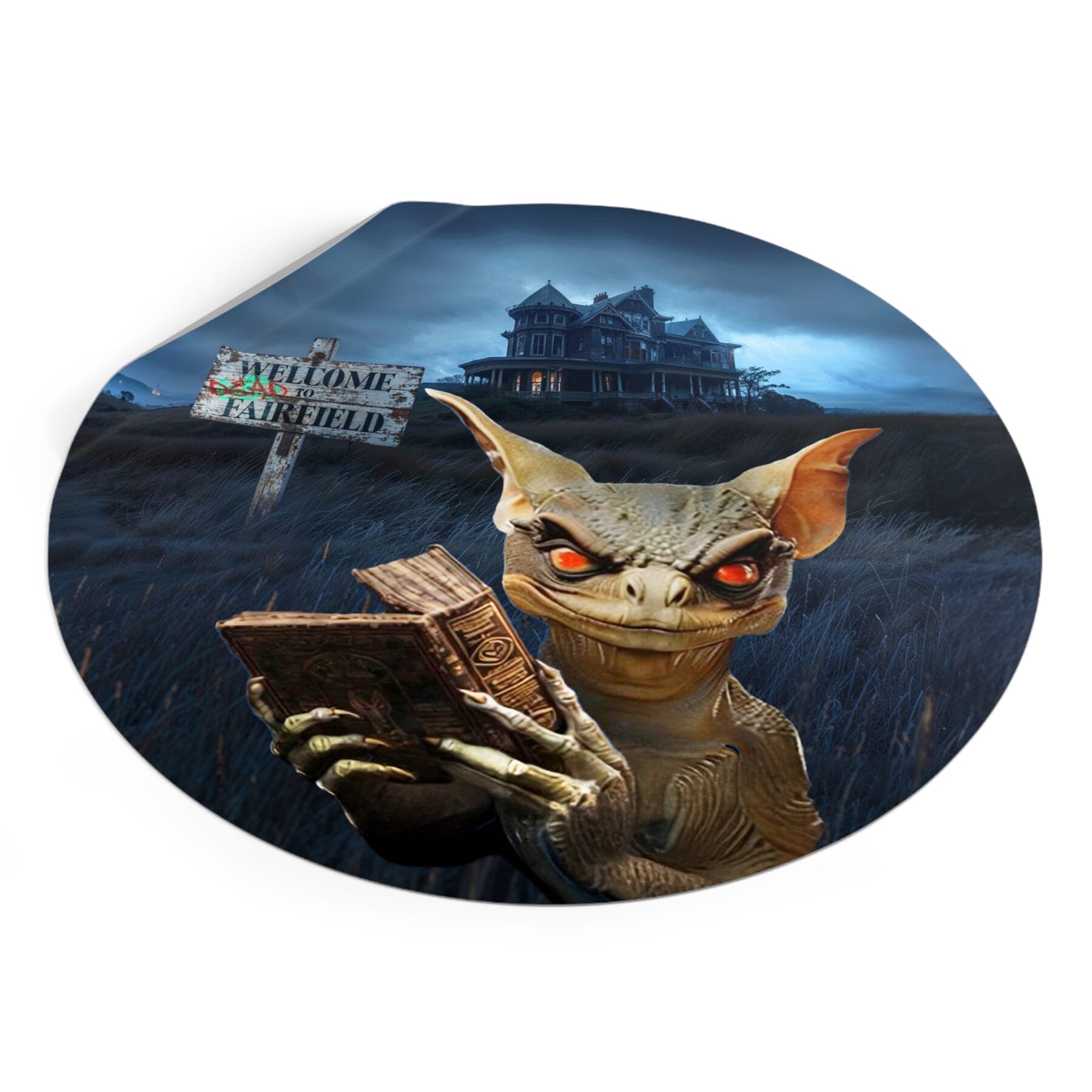 Round Vinyl Sticker - Strange Matter: Rilo at Fairchild Manor - Perfect for the YA horror and Strange Matter fan! - Image 18