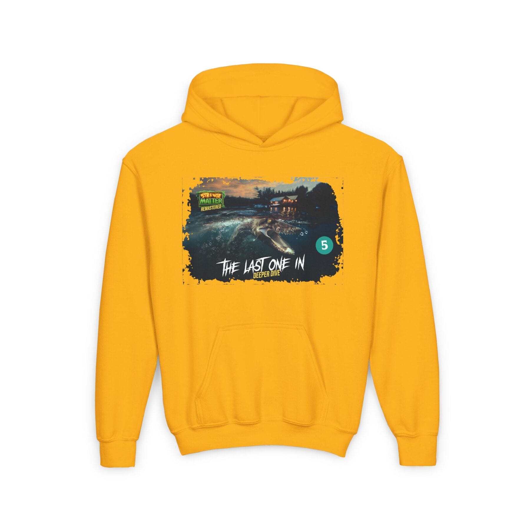 Kids Midweight Hoodie - Strange Matter: The Last One In - Perfect for YA horror fans - Image 6