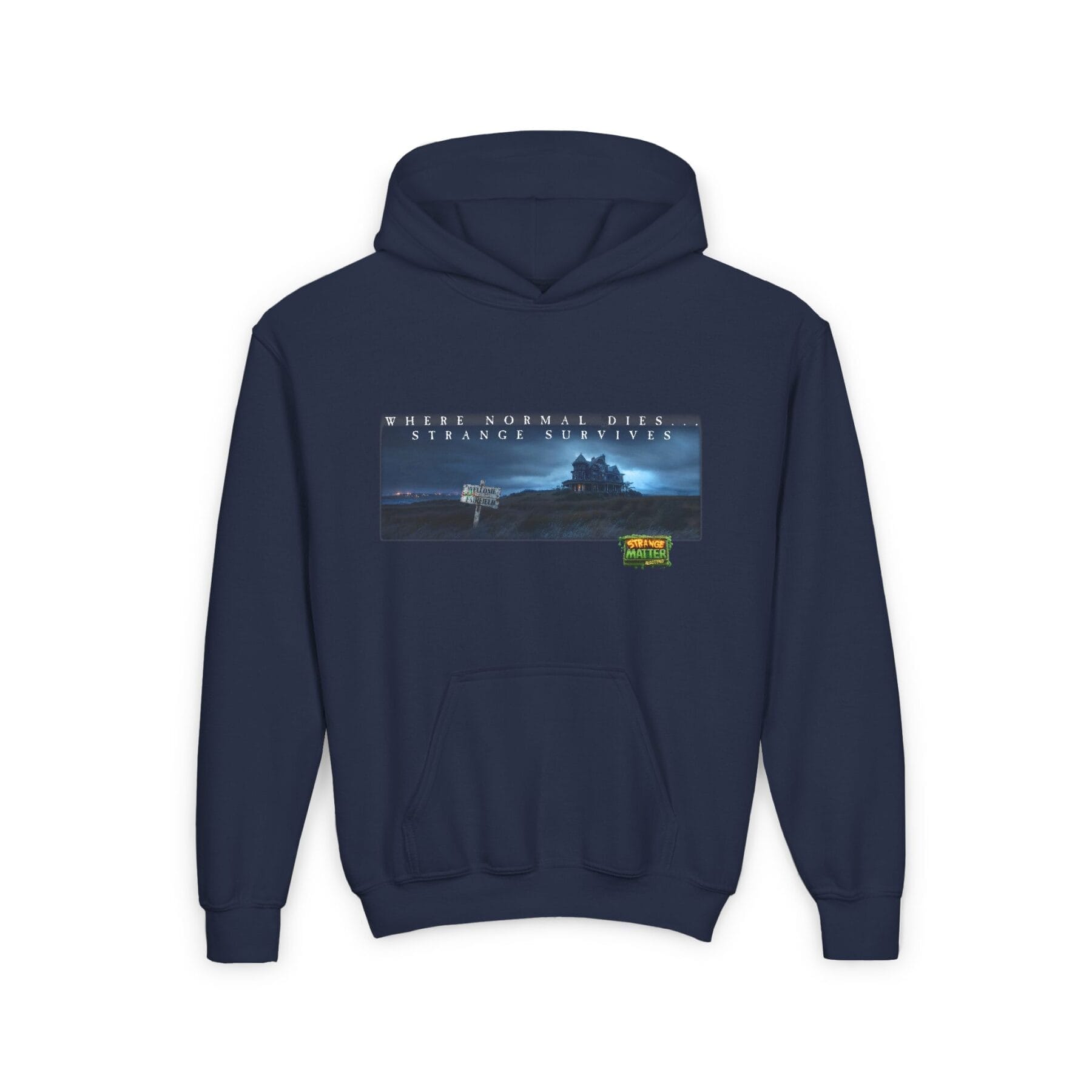 Kids Midweight Hoodie - Strange Matter: Fairchild Manor - Perfect for YA horror and Action fans - Image 8