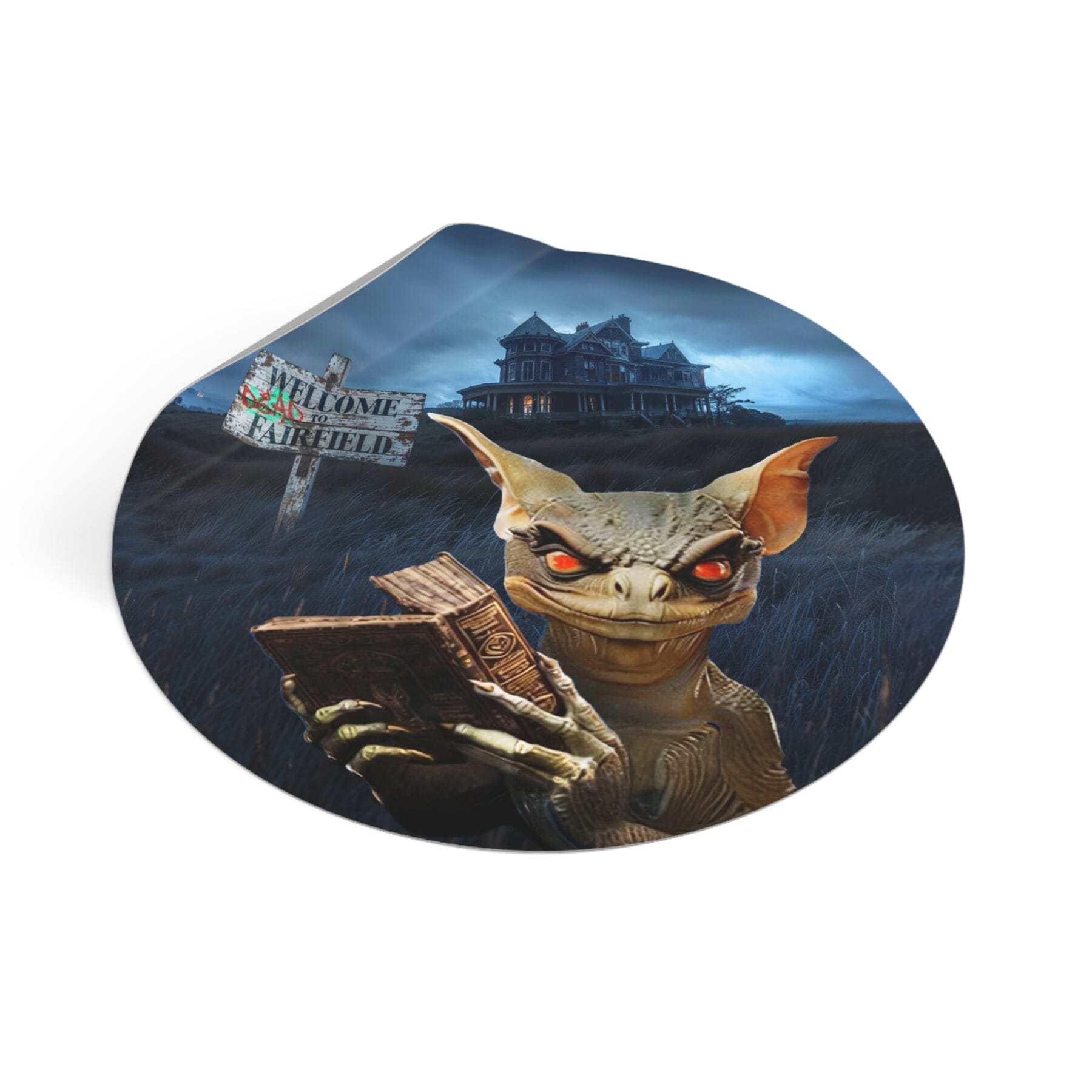 Round Vinyl Sticker - Strange Matter: Rilo at Fairchild Manor - Perfect for the YA horror and Strange Matter fan! - Image 6