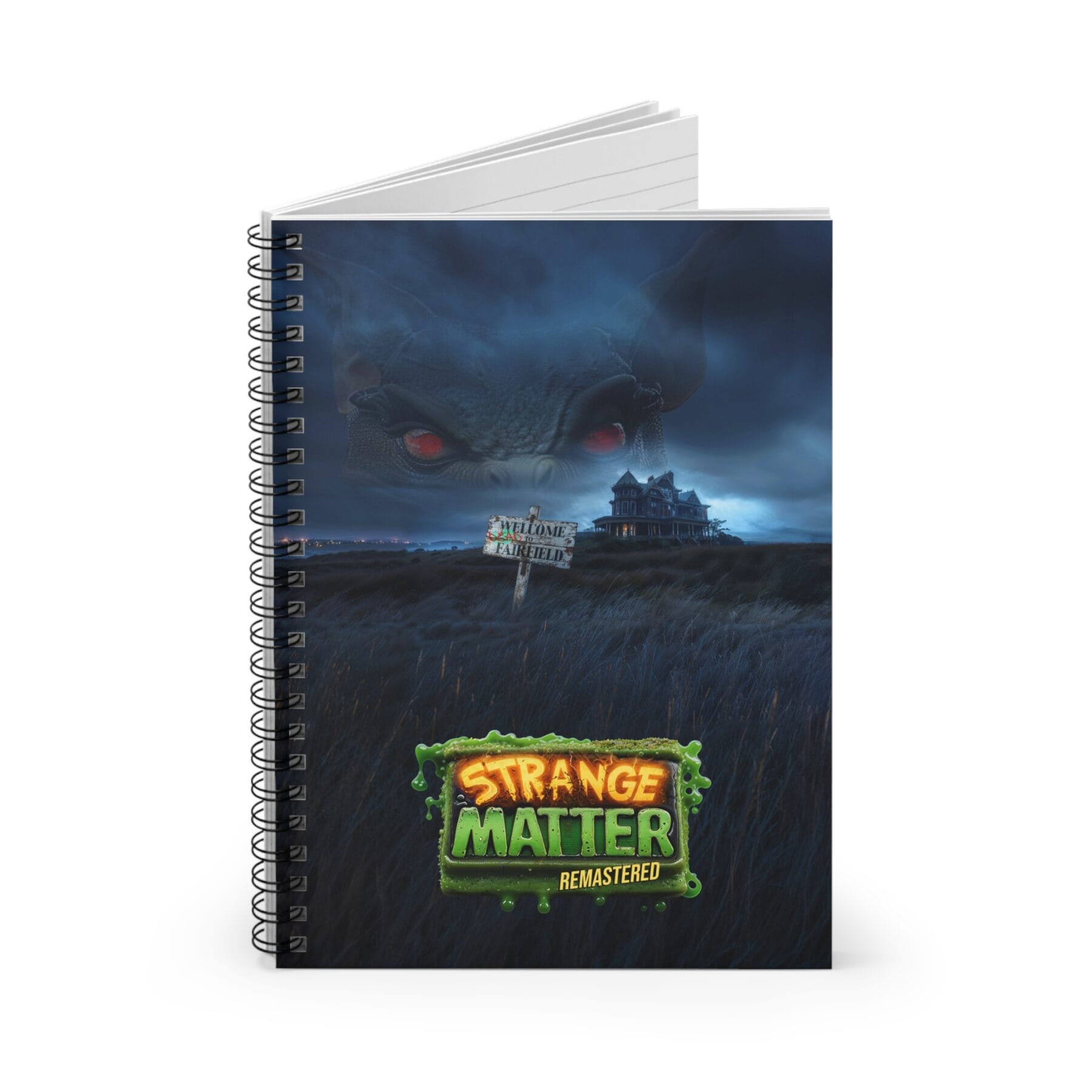 Spiral Notebook - Strange Matter: Fairchild Manor - Perfect for Horror Enthusiasts, Students & Creatives