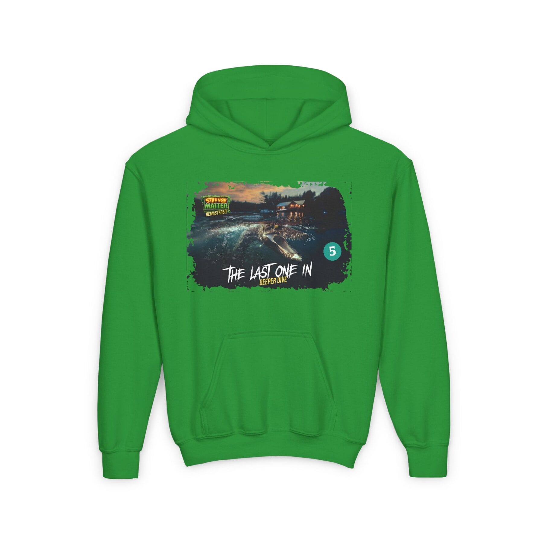 Kids Midweight Hoodie - Strange Matter: The Last One In - Perfect for YA horror fans - Image 9