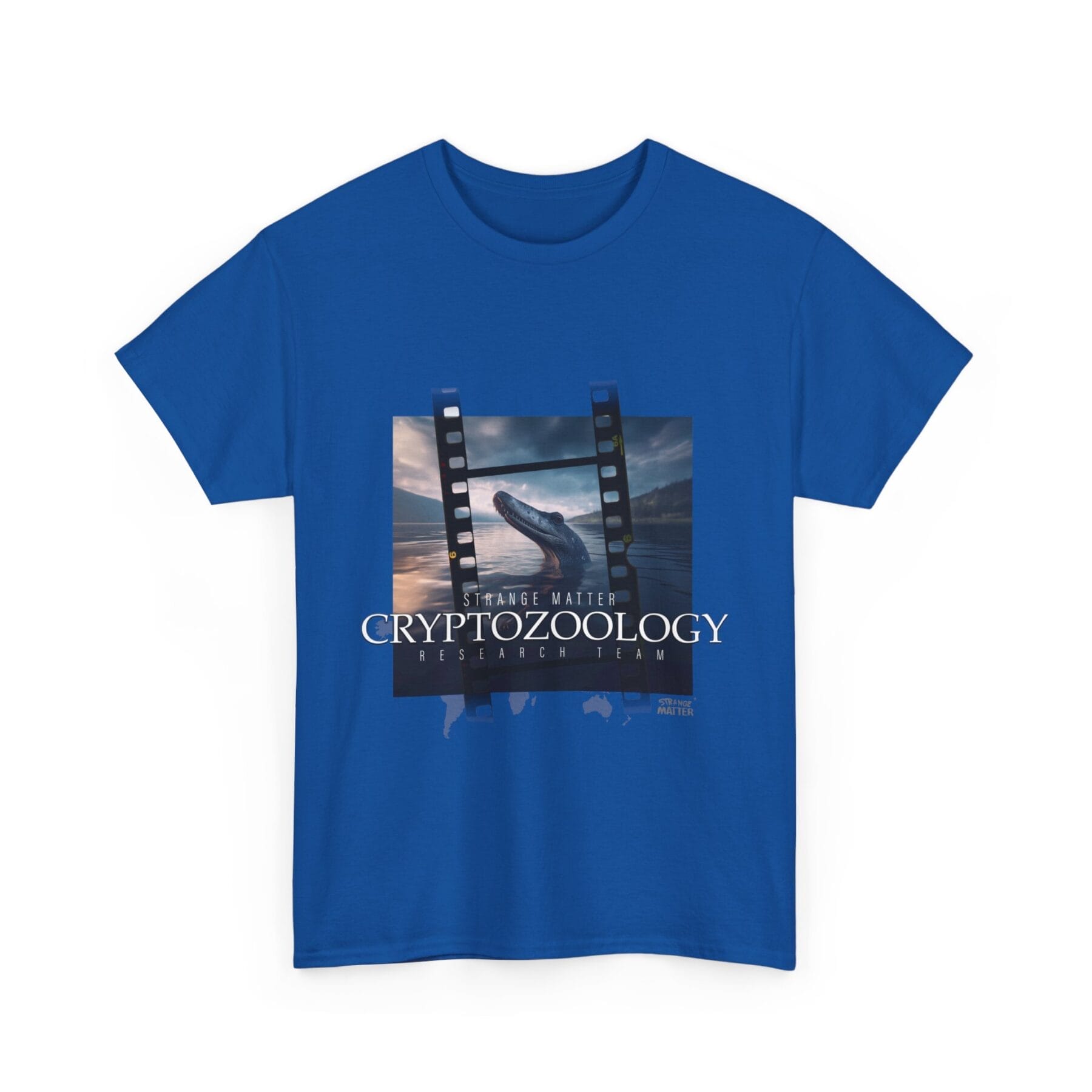 Adult Heavy Cotton Tee - Strange Matter - Cryptozoology Research Team - Lake Monsters - Image 7