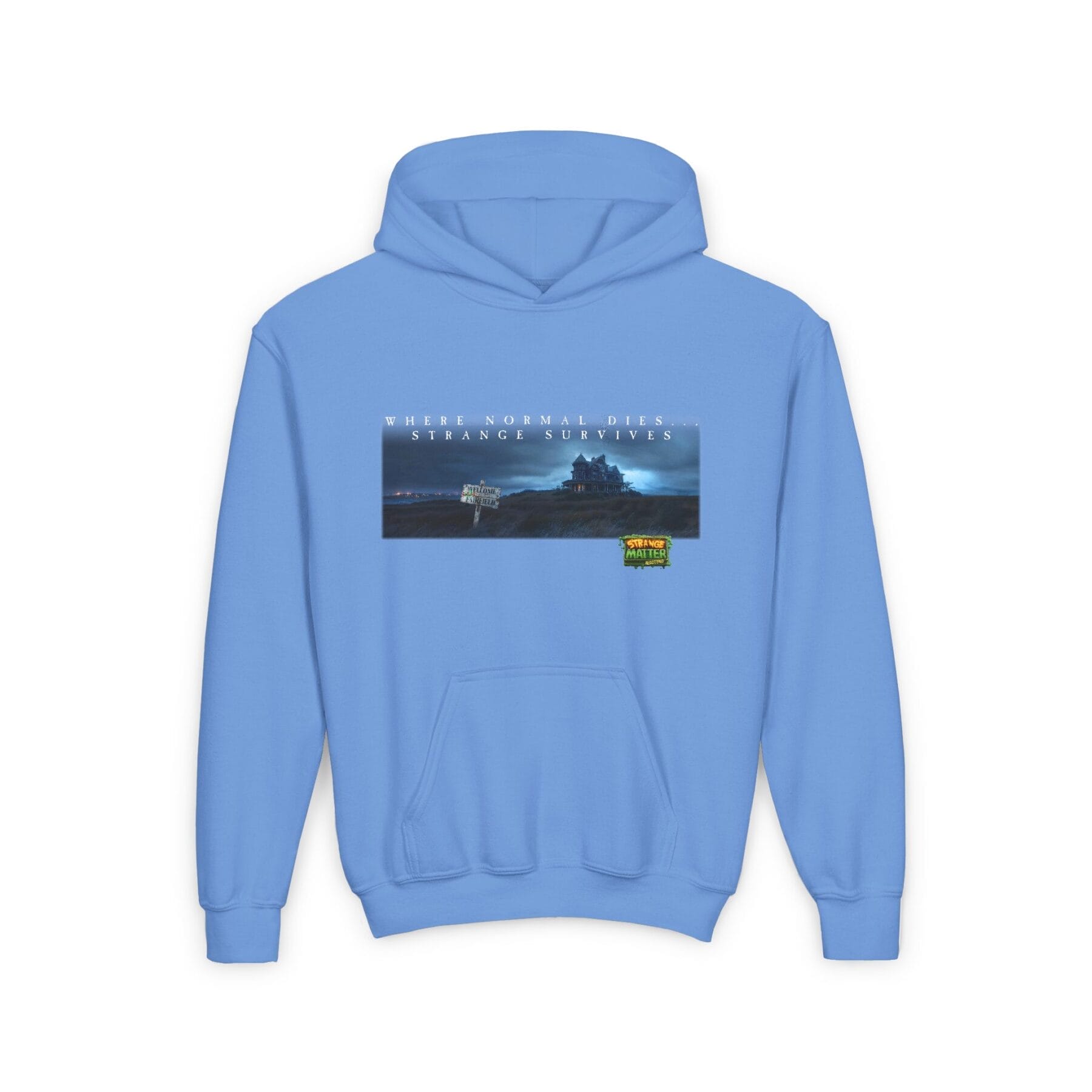 Kids Midweight Hoodie - Strange Matter: Fairchild Manor - Perfect for YA horror and Action fans - Image 7