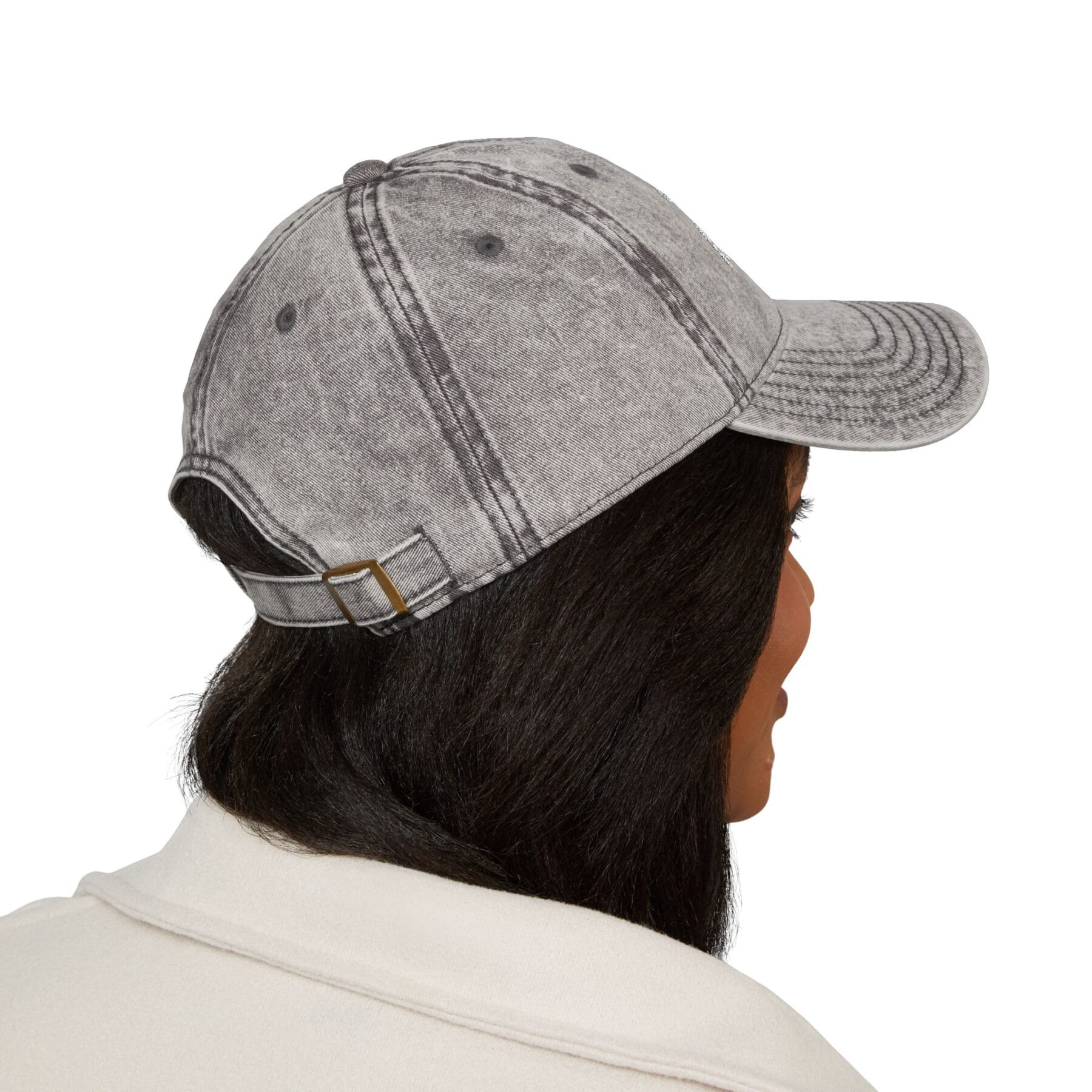 Vintage Cap with Embroidered 'Strange Matter' Design, Trendy Hat for Casual Outings, Perfect for Festivals, Gift for Friends, Summer [...] - Image 8