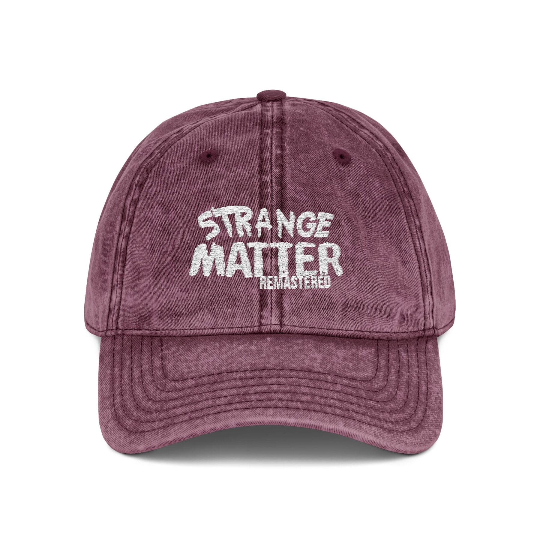 Vintage Cap with Embroidered 'Strange Matter' Design, Trendy Hat for Casual Outings, Perfect for Festivals, Gift for Friends, Summer [...] - Image 21