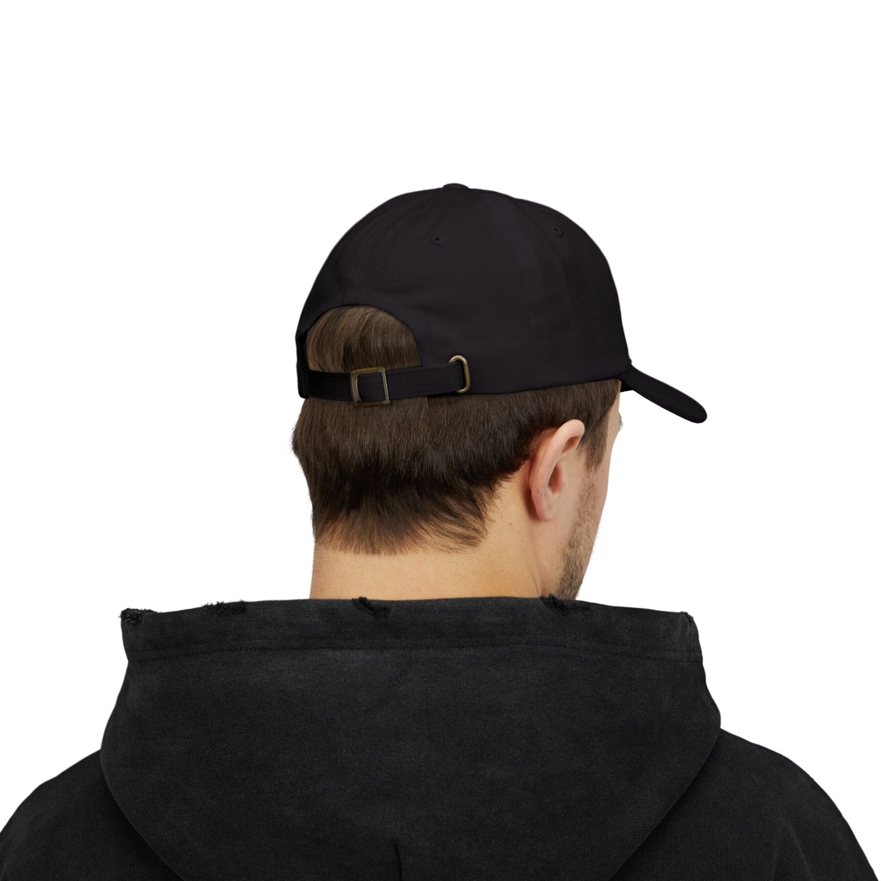 Strange Matter Cap - Trendy Black Cap for Stylish Dads, Gift for Father's Day, Casual Wear, Unique Design - Image 4