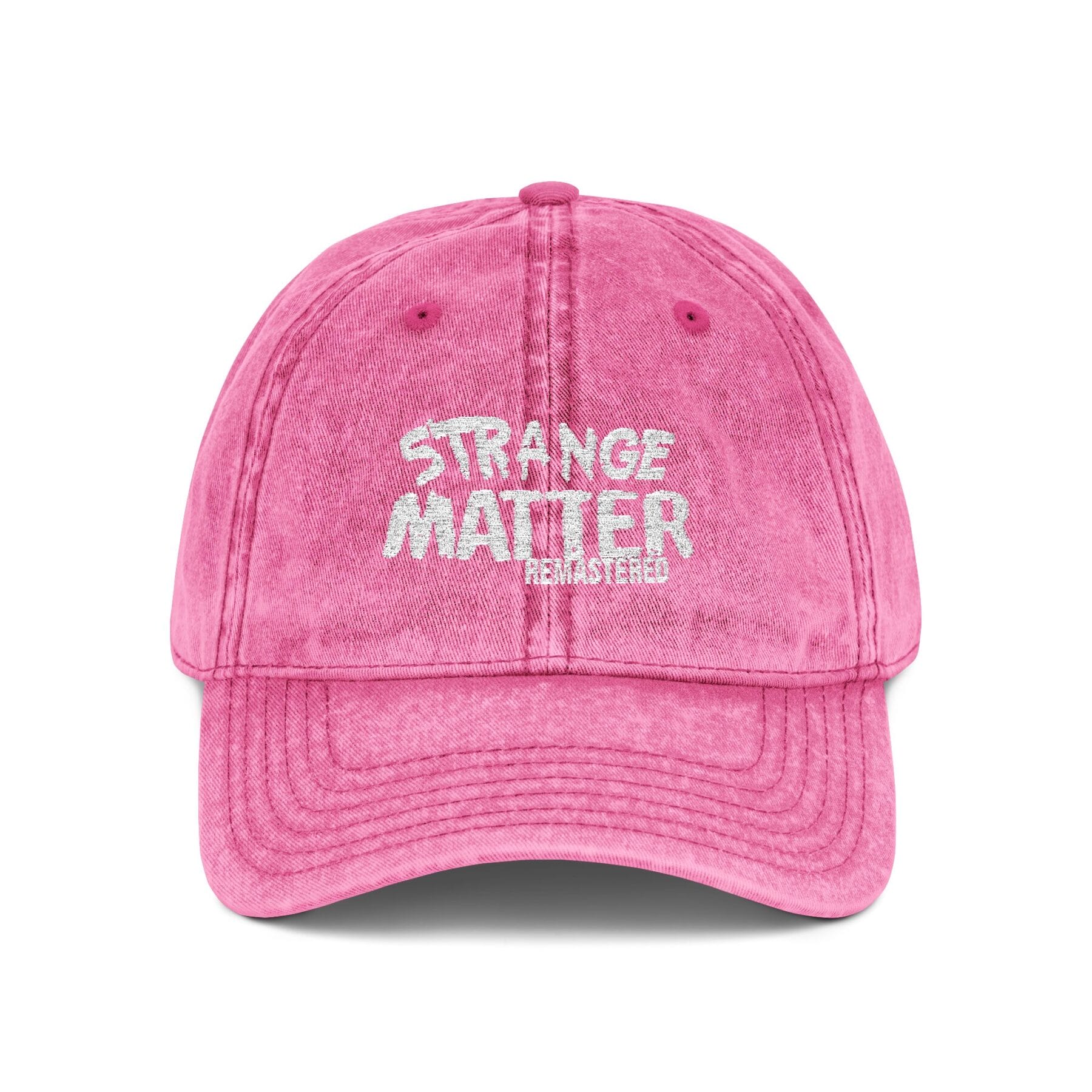 Vintage Cap with Embroidered 'Strange Matter' Design, Trendy Hat for Casual Outings, Perfect for Festivals, Gift for Friends, Summer [...] - Image 17