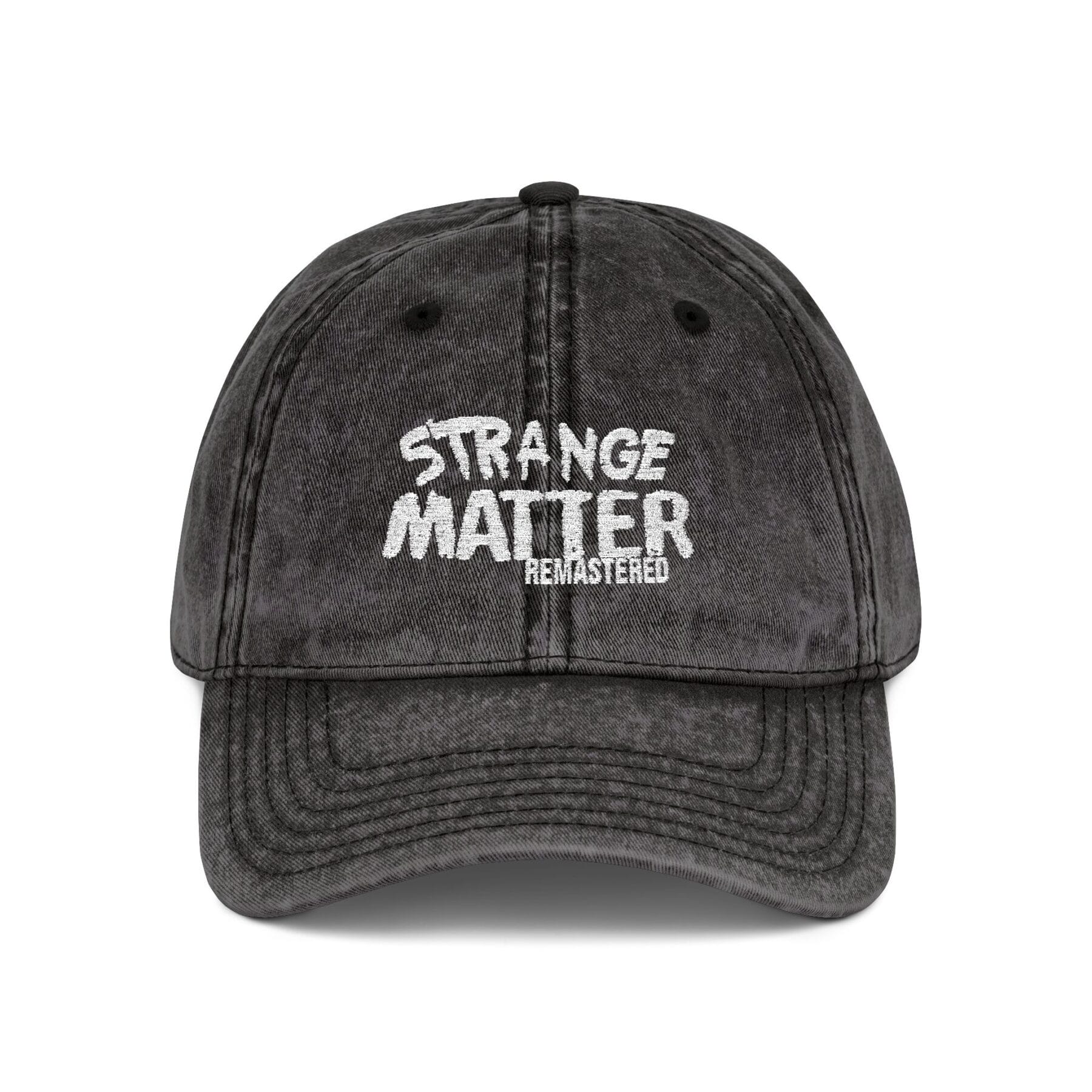 Vintage Cap with Embroidered 'Strange Matter' Design, Trendy Hat for Casual Outings, Perfect for Festivals, Gift for Friends, Summer [...] - Image 9