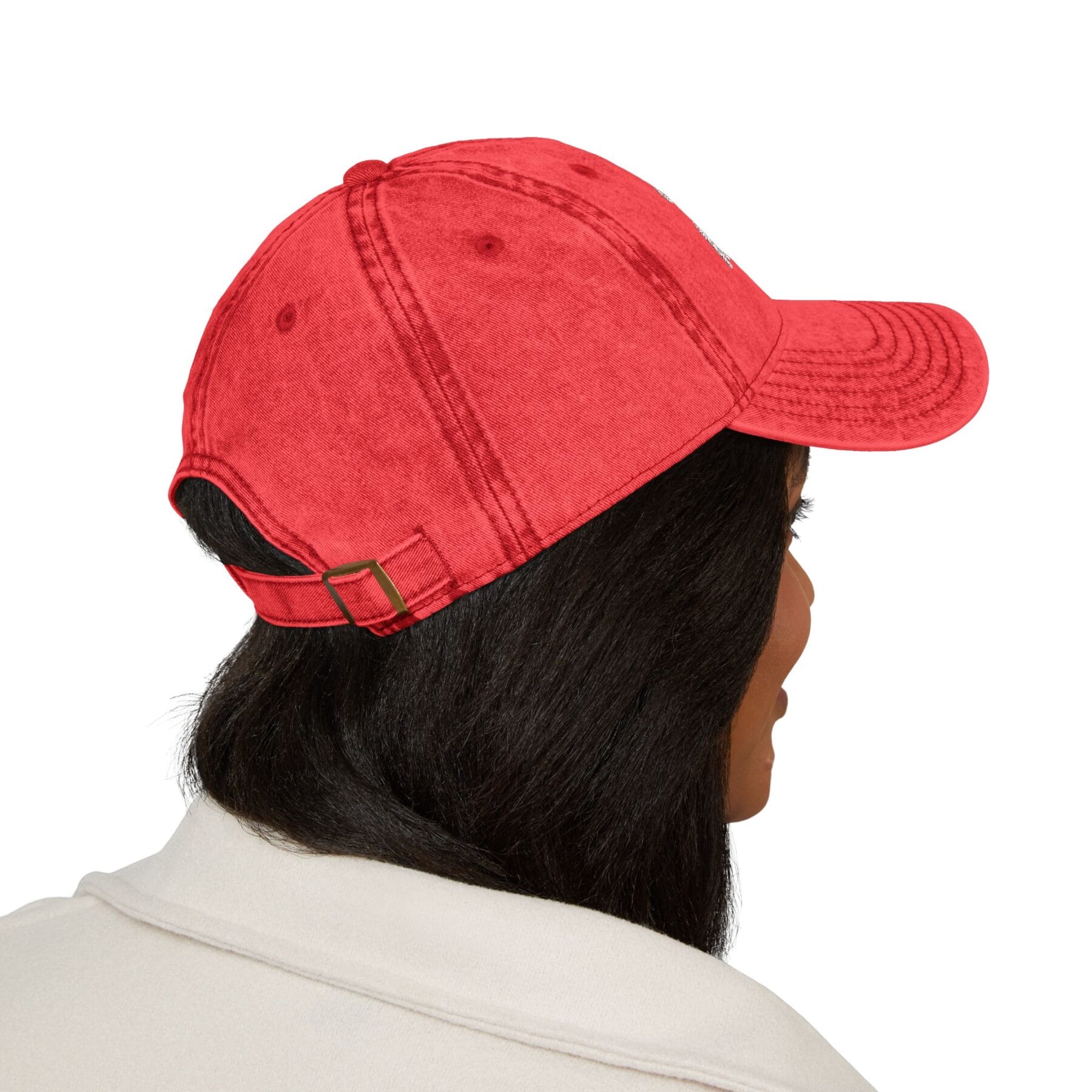 Vintage Cap with Embroidered 'Strange Matter' Design, Trendy Hat for Casual Outings, Perfect for Festivals, Gift for Friends, Summer [...] - Image 4
