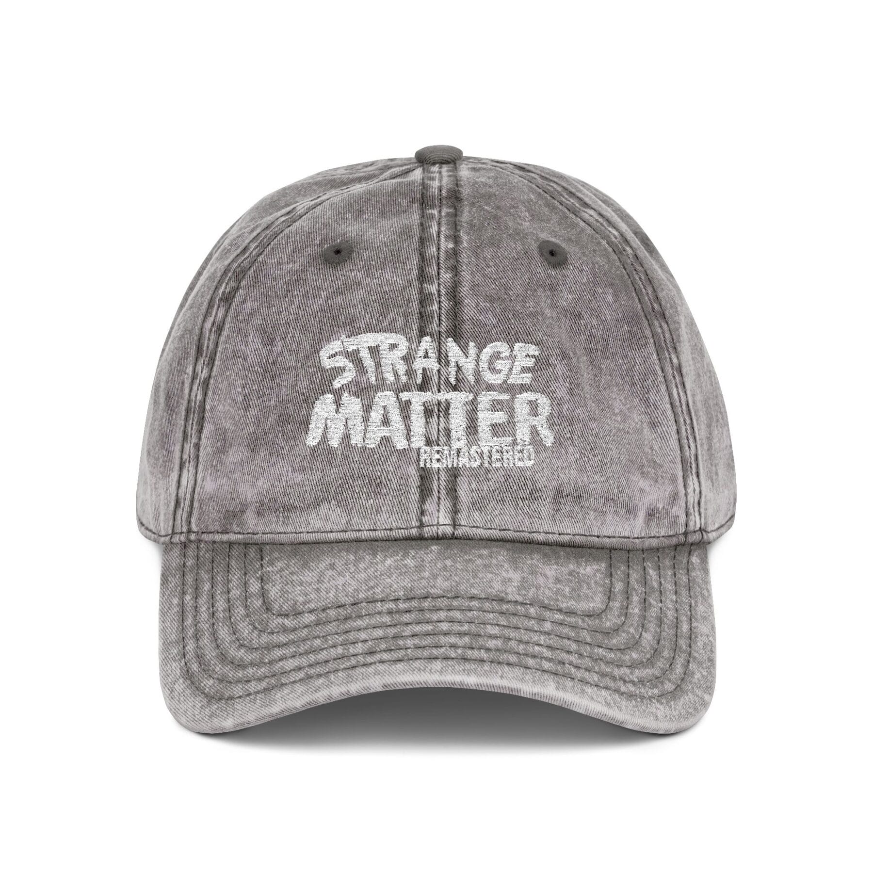 Vintage Cap with Embroidered 'Strange Matter' Design, Trendy Hat for Casual Outings, Perfect for Festivals, Gift for Friends, Summer [...] - Image 5